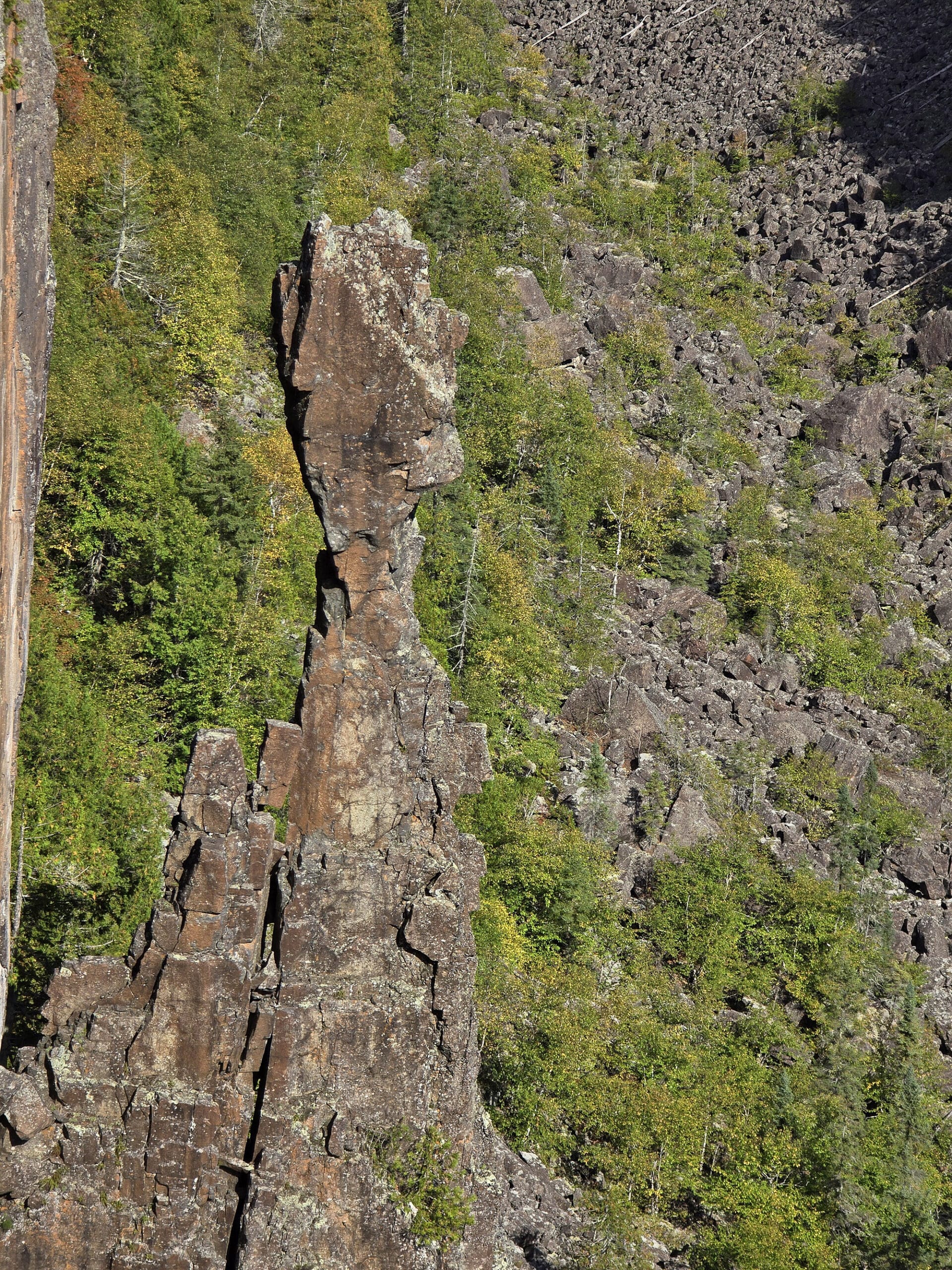 Indian Head Rock at Ouimet Canyon Provincial Park