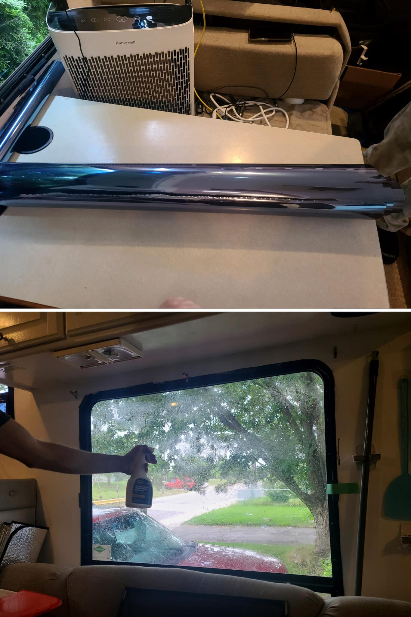 Easy DIY RV Window Tinting [For Privacy & Heat Reduction] - 2 Nerds In ...