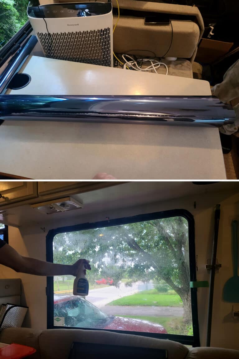 Easy DIY RV Window Tinting [For Privacy & Heat Reduction] - 2 Nerds In ...