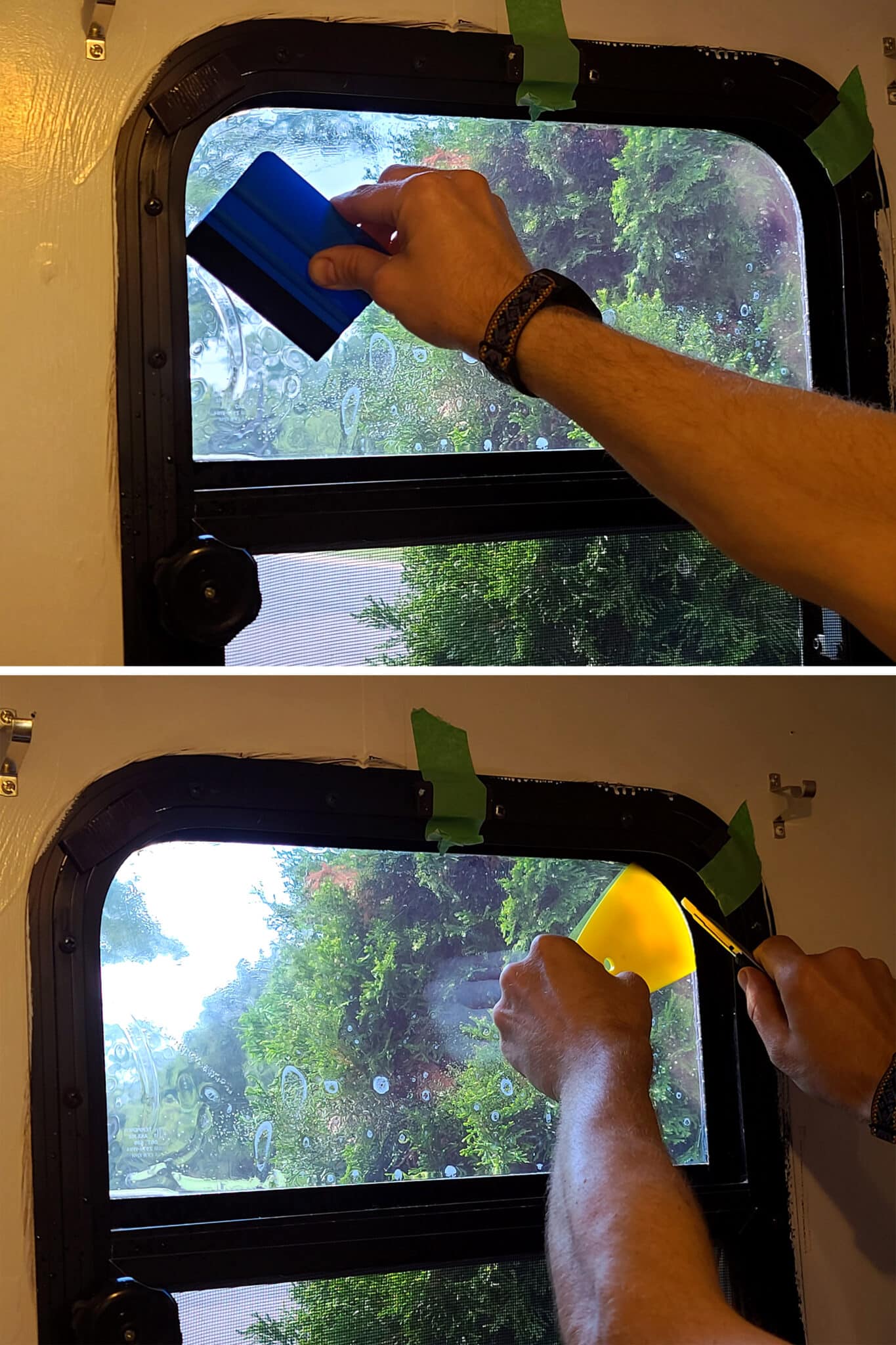 Easy DIY RV Window Tinting [For Privacy & Heat Reduction] - 2 Nerds In ...