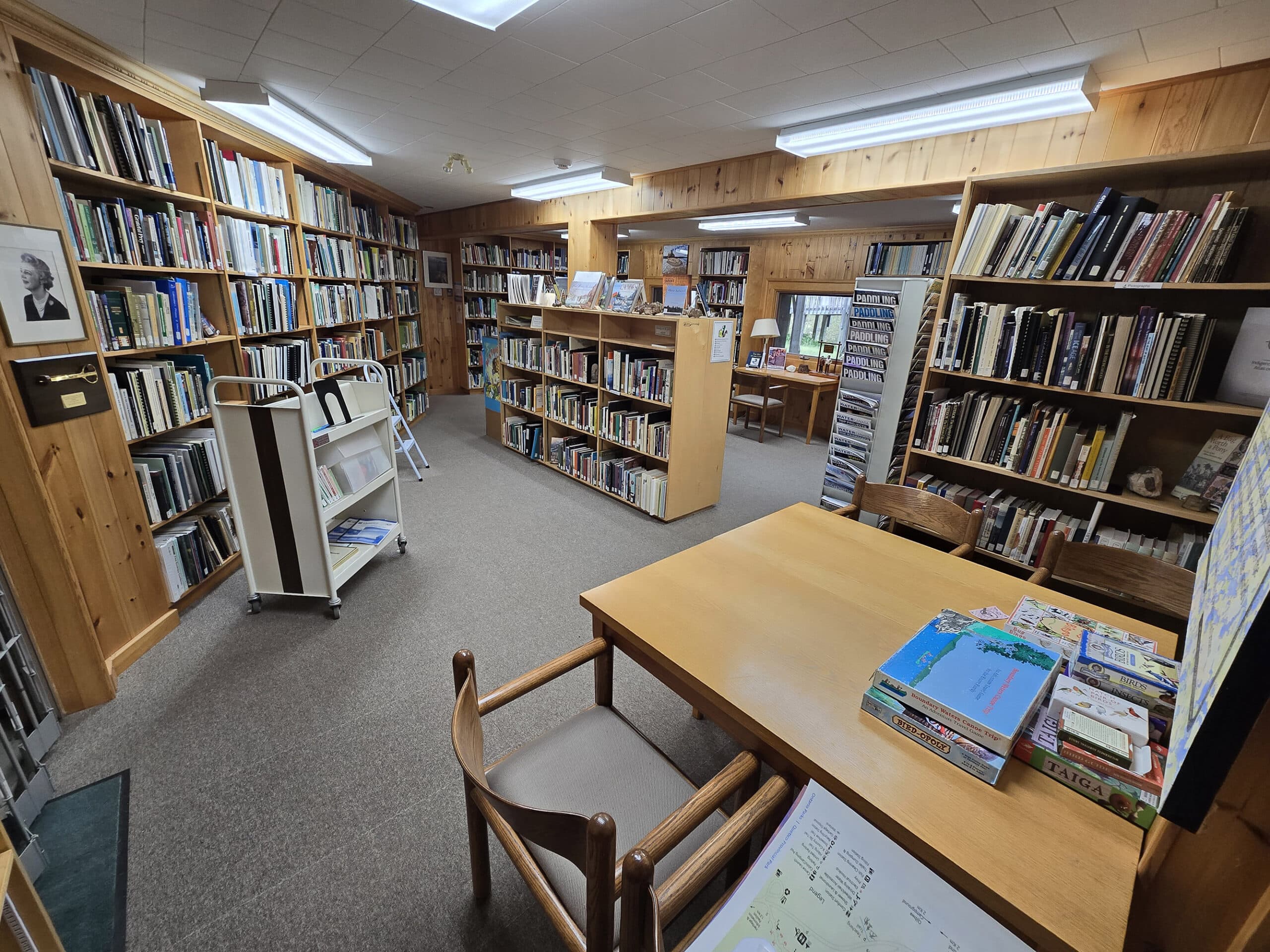 A small library.
