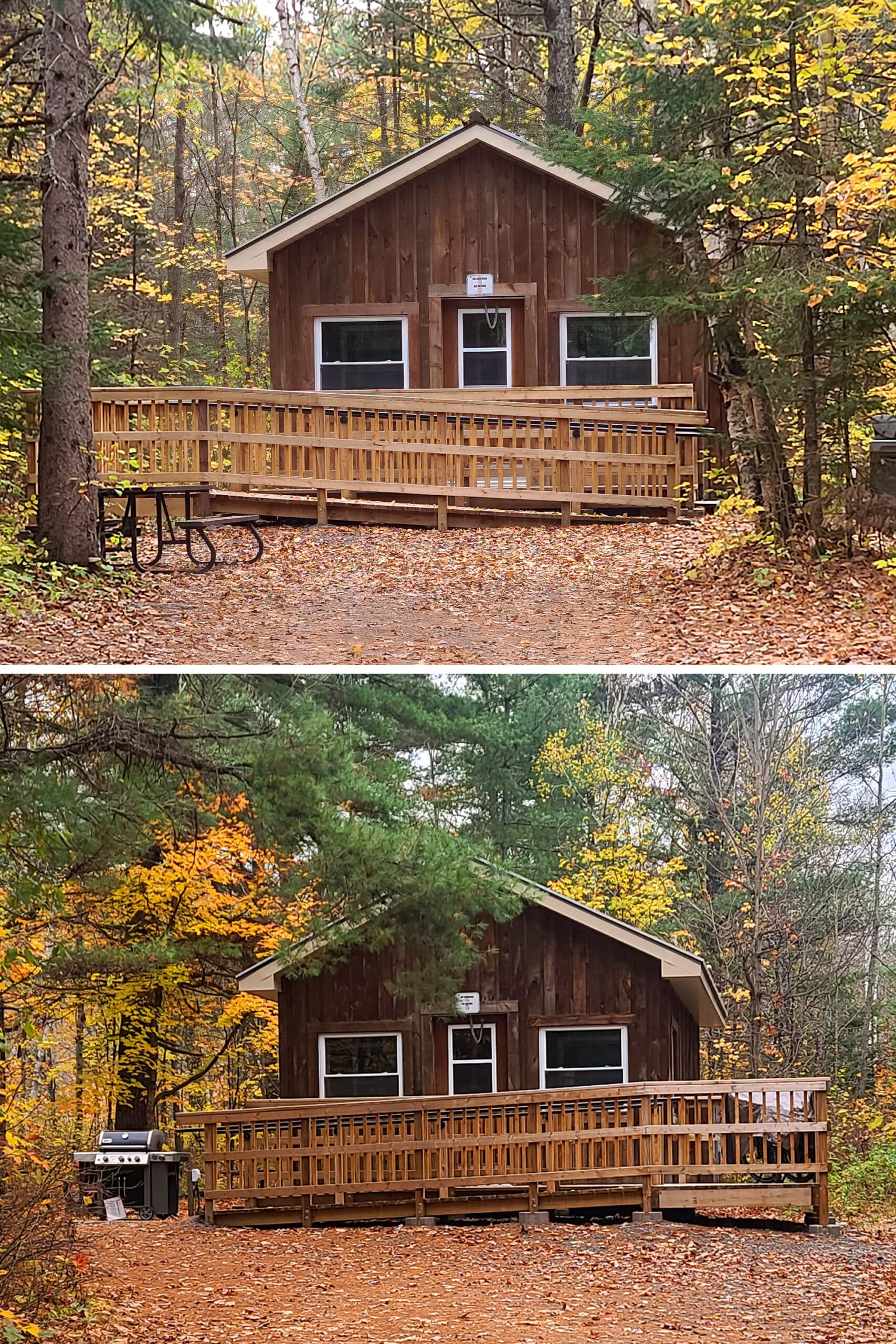 2 of the Arrowhead Cabins.