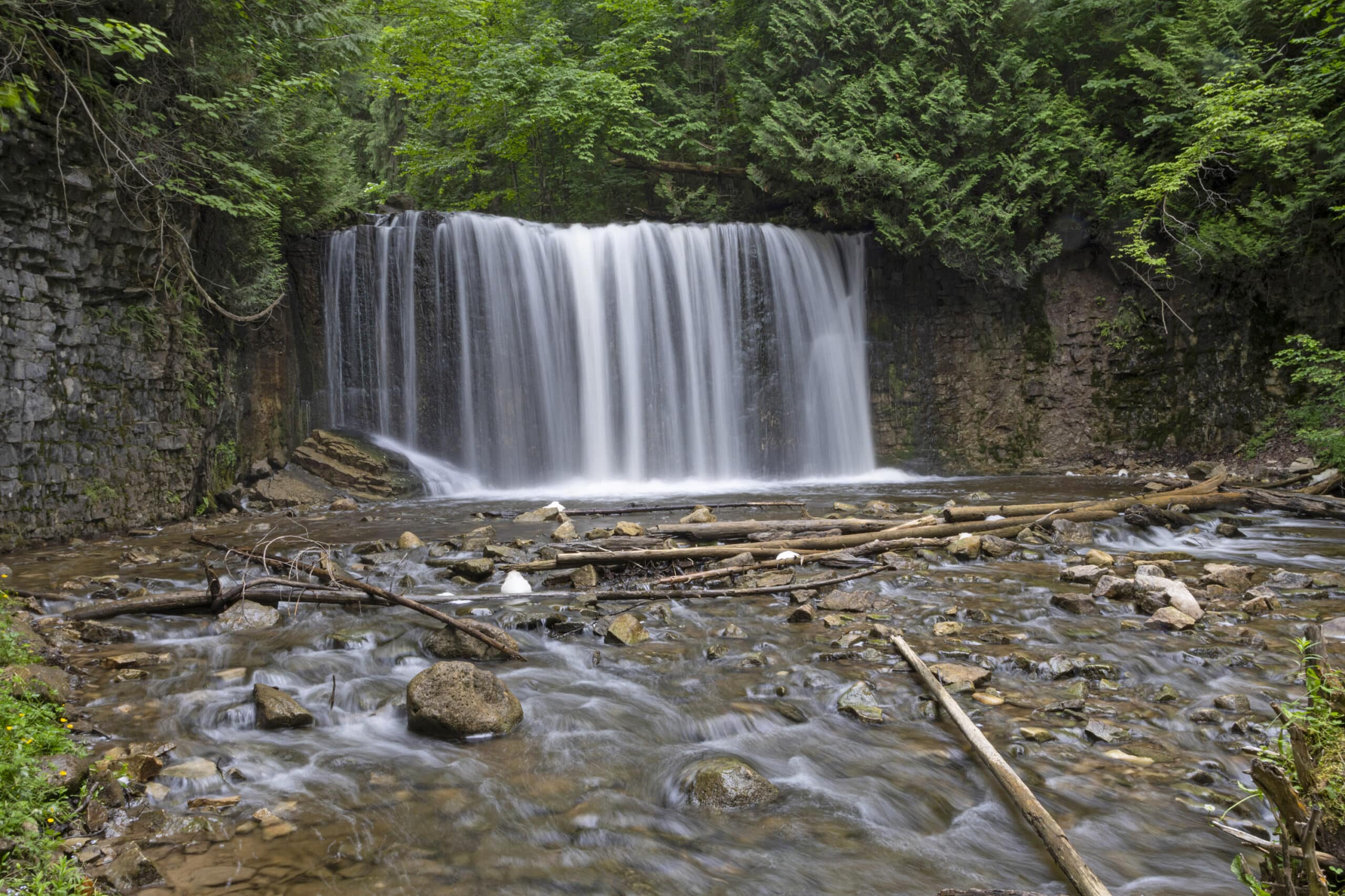 Hogg’s Falls, as viewed from below.