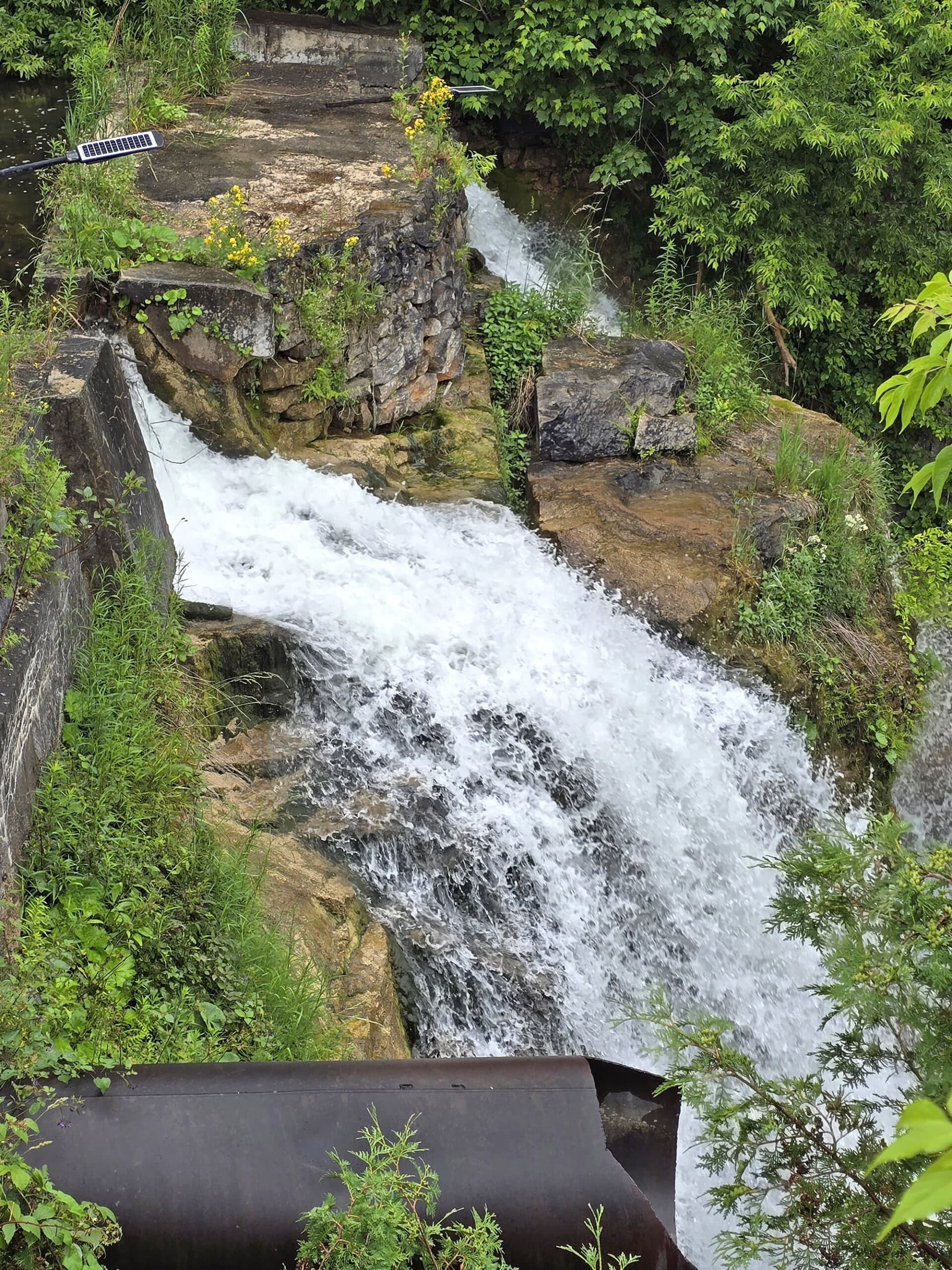 Walter’s Falls, viewed from the side.