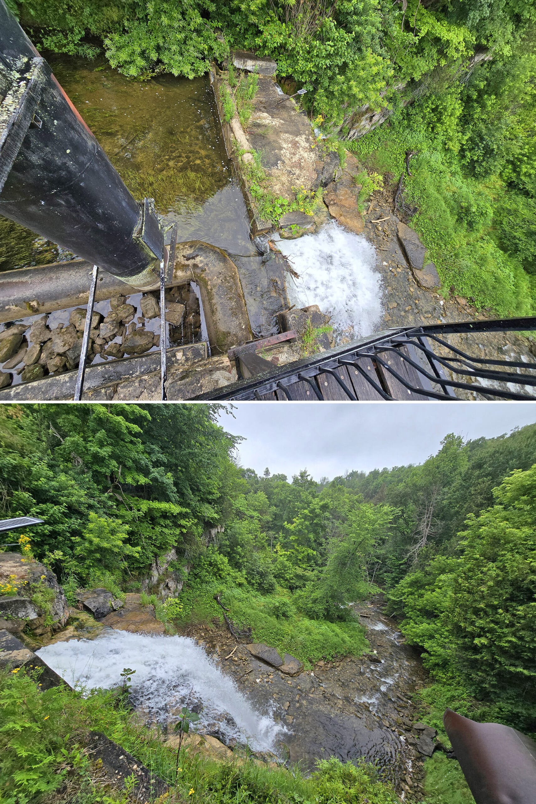 Walter’s Falls, viewed from the above.