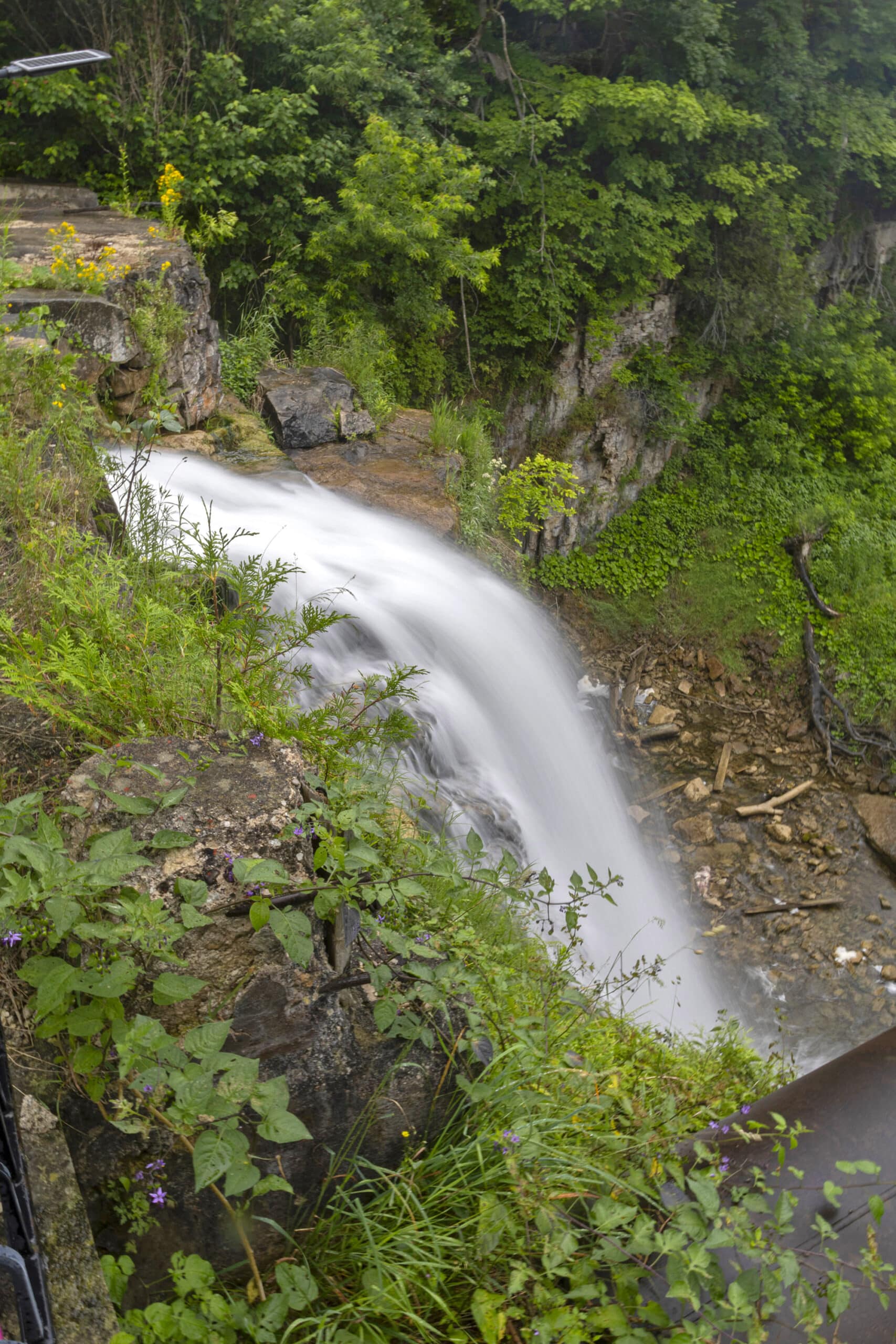 Walter’s Falls, viewed from the side.