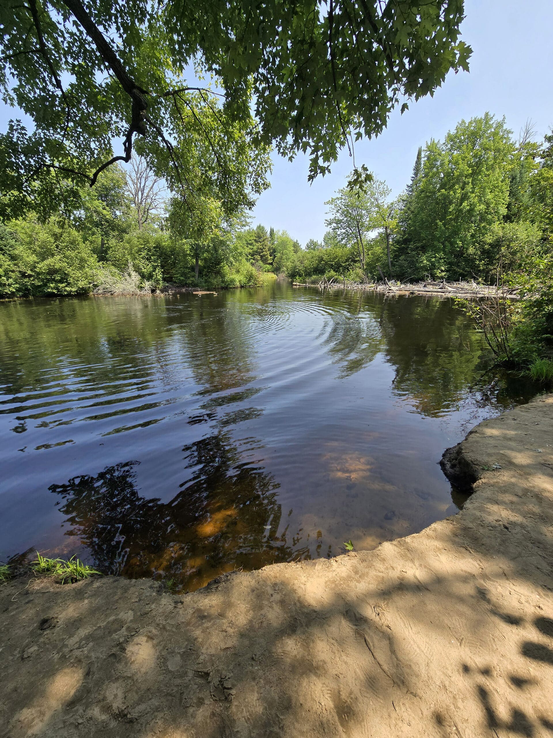 The Bonnechere river.