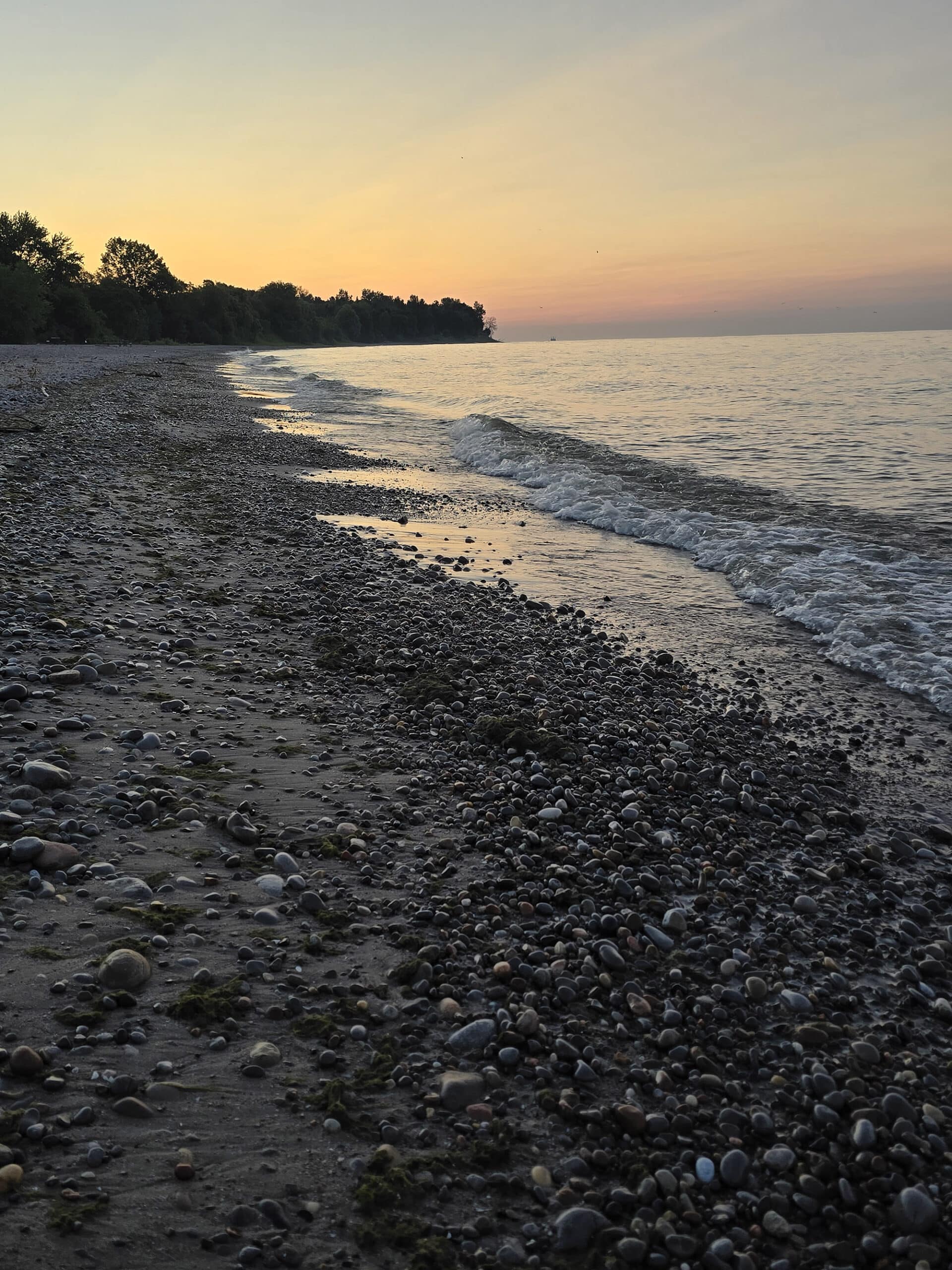 Lake Ontario at sunrise.