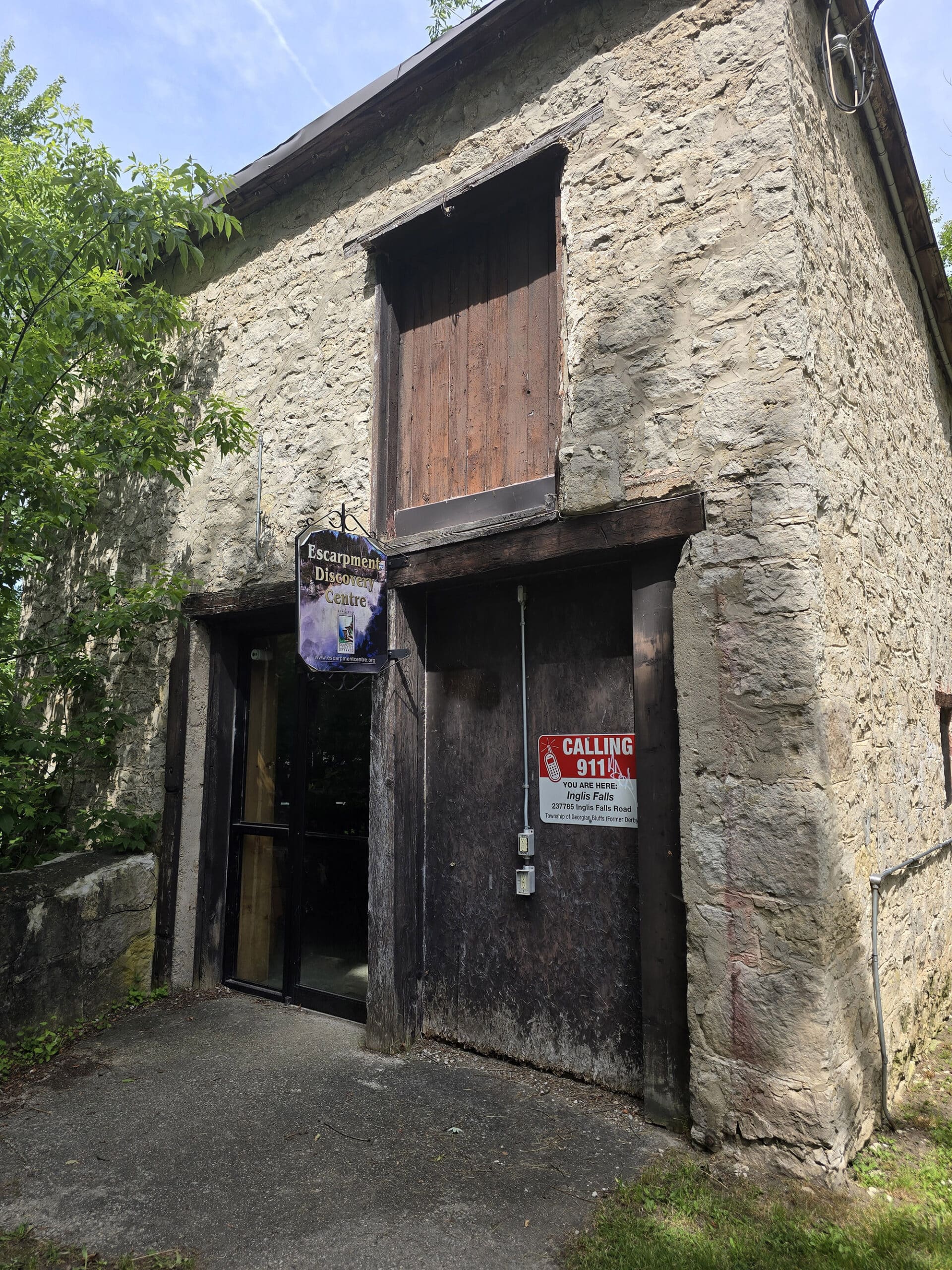 The Escarpment Discovery Centre at Inglis Falls.