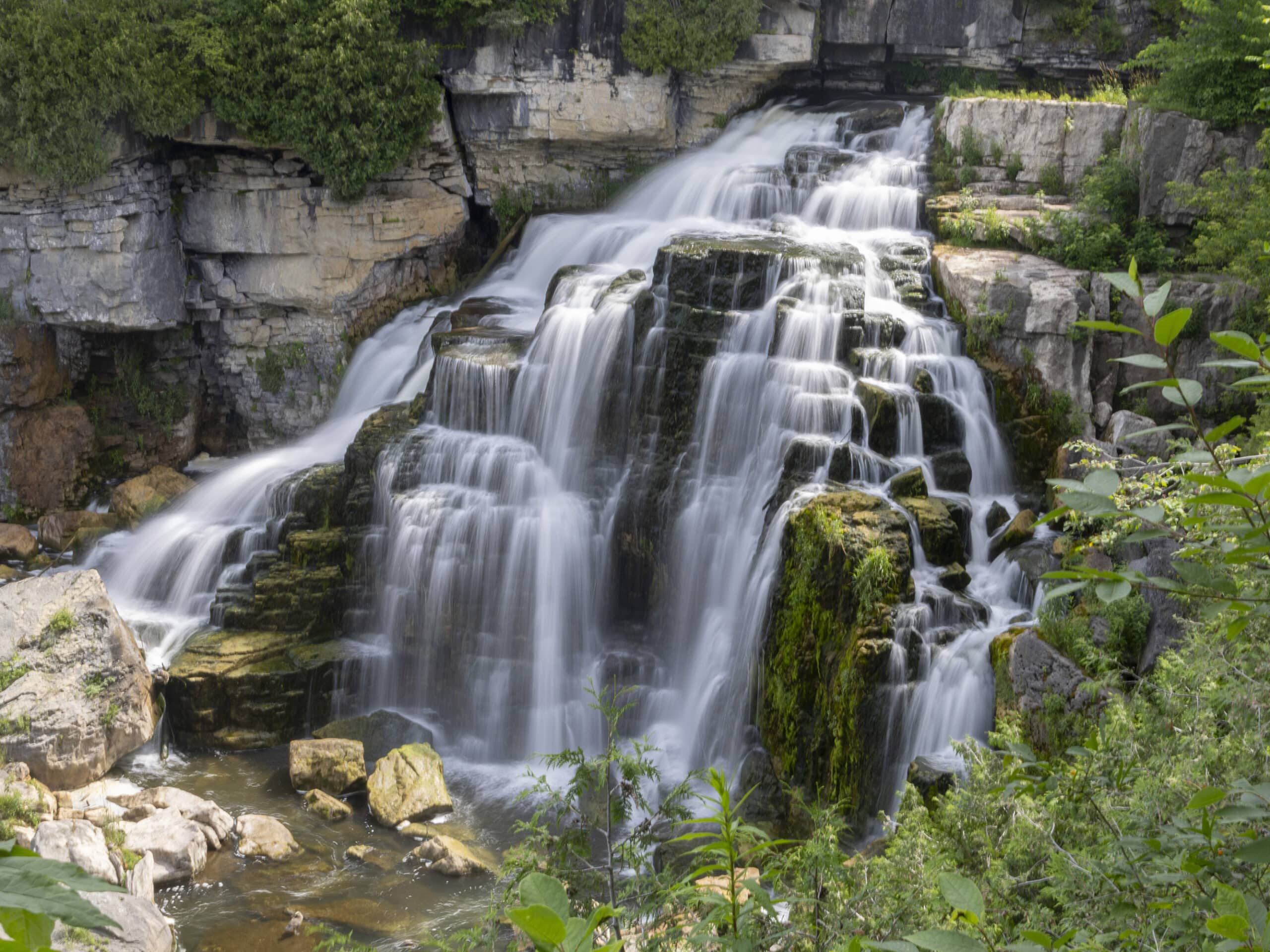 Inglis Falls Waterfall.