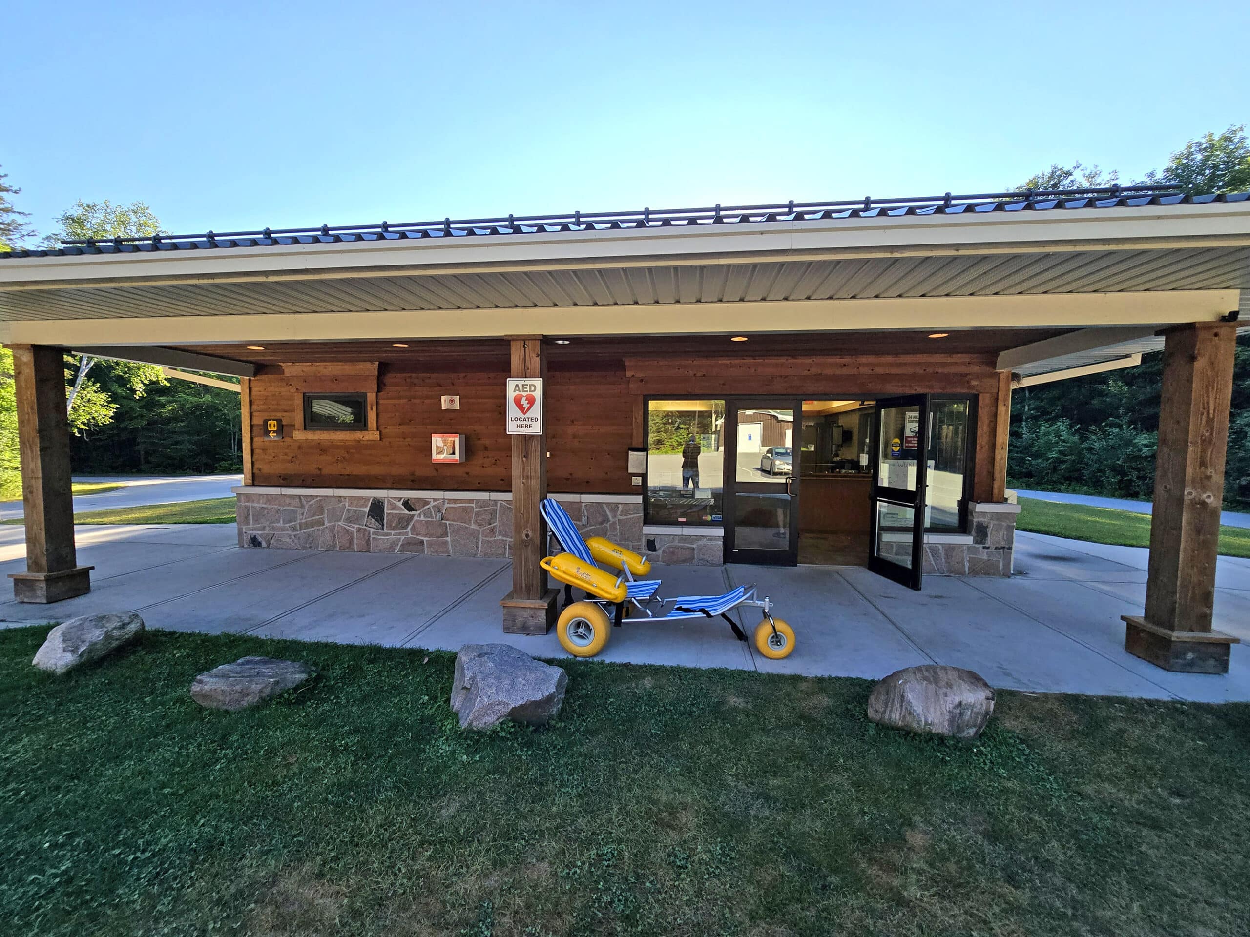 The front gatehouse at Mikisew Provincial Park.