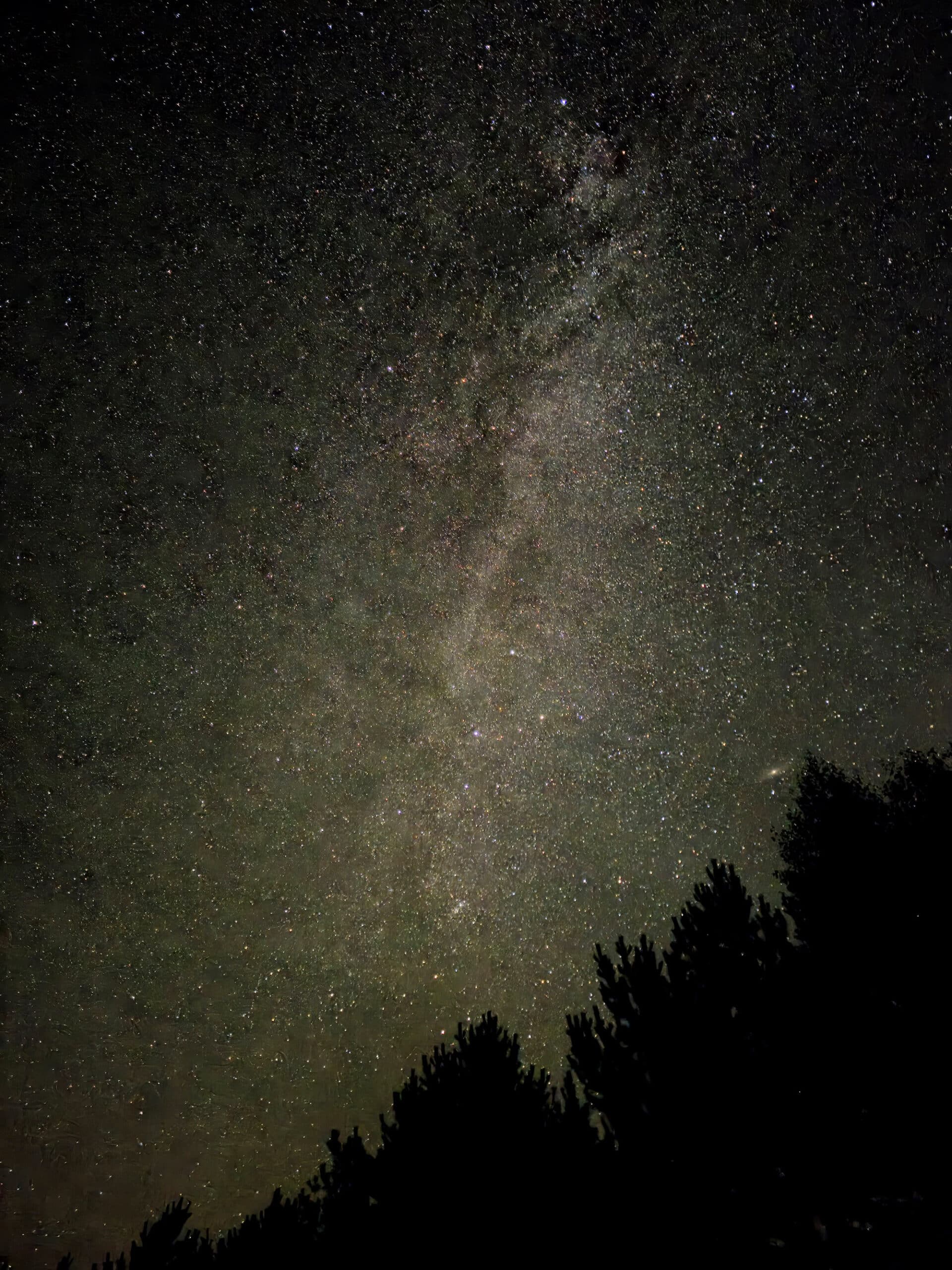 The Milky Way over Lake of Two Rivers.