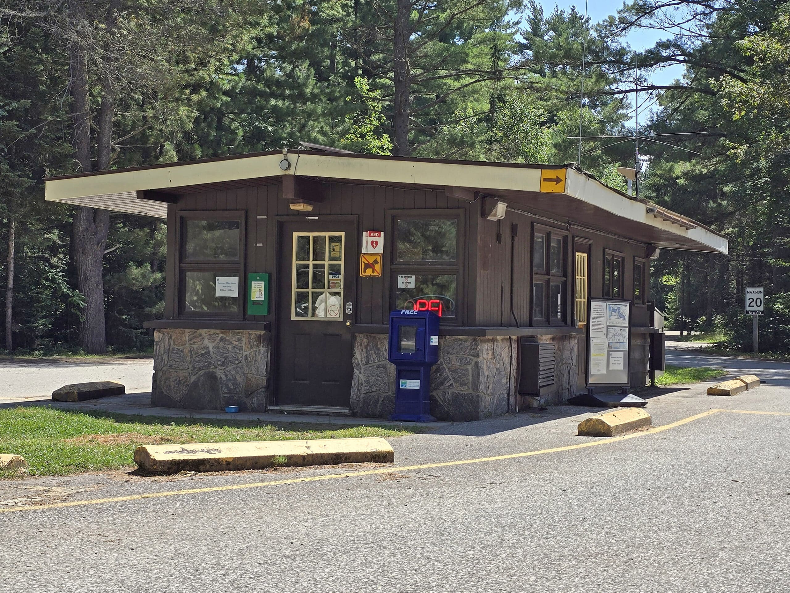 The front office at lake of two rivers.