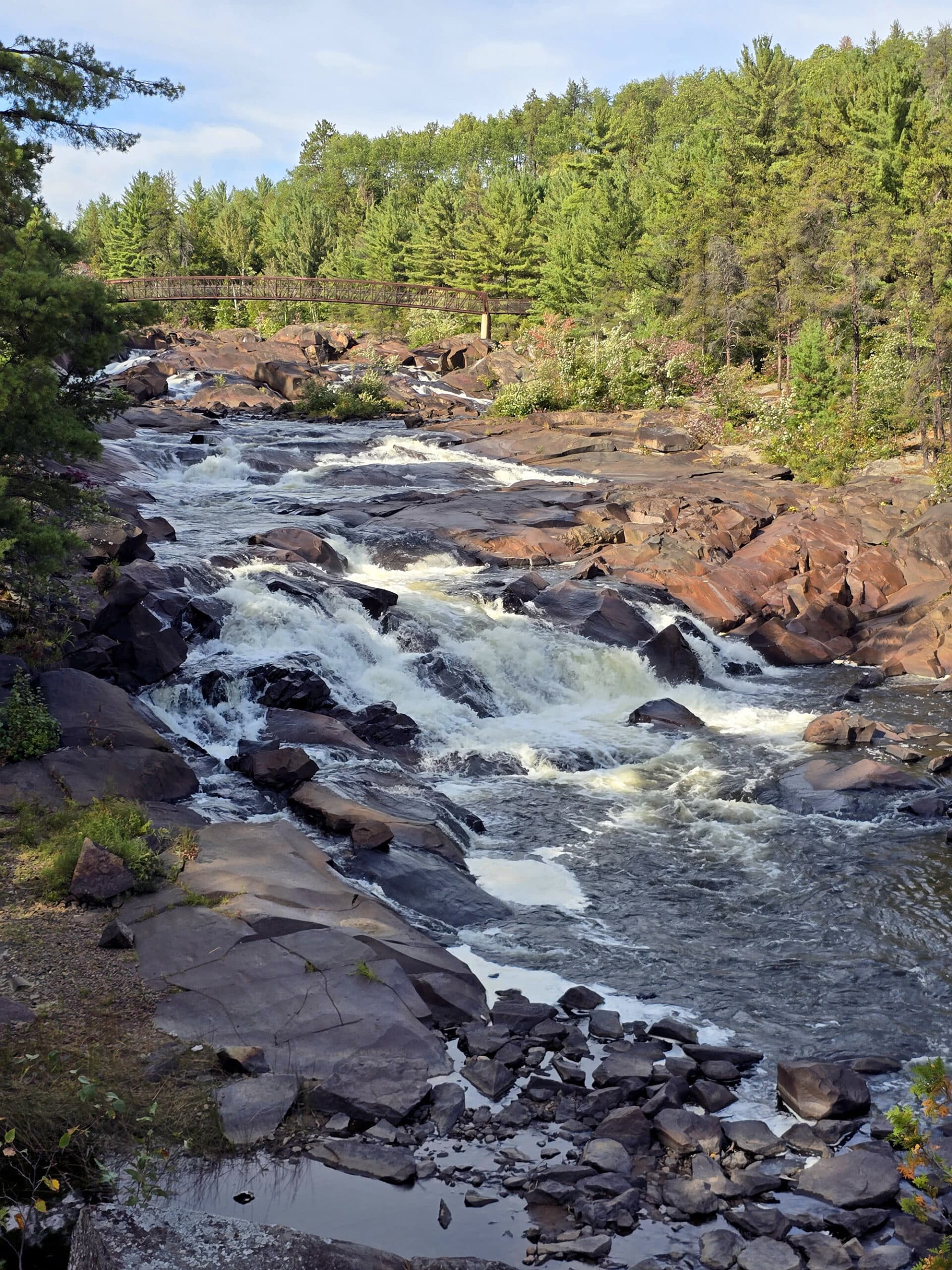 Onaping Falls waterfall.