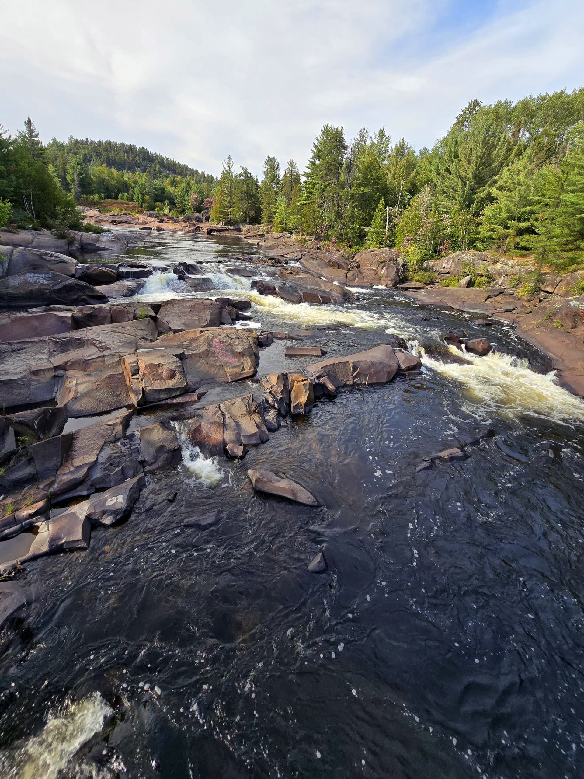 Onaping Falls waterfall.