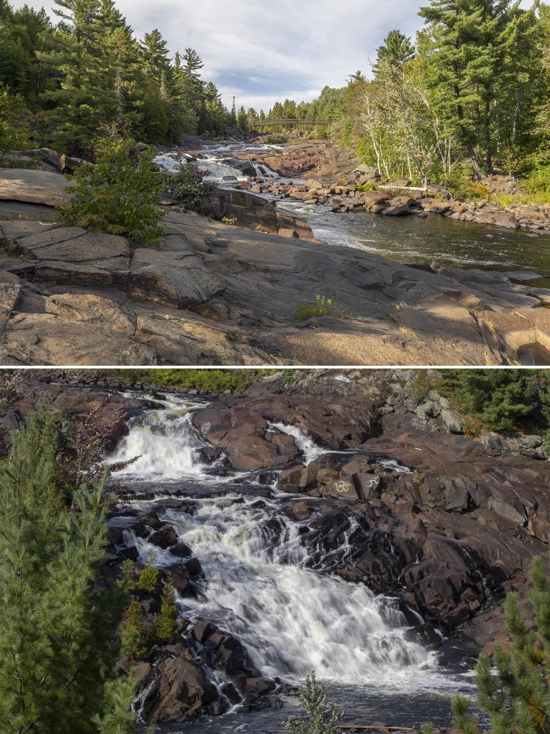 Onaping Falls waterfall.