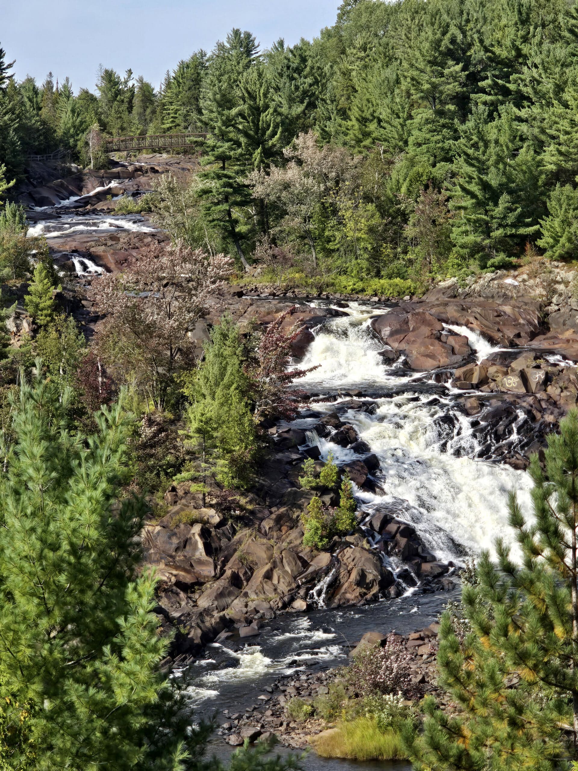 Onaping Falls waterfall.