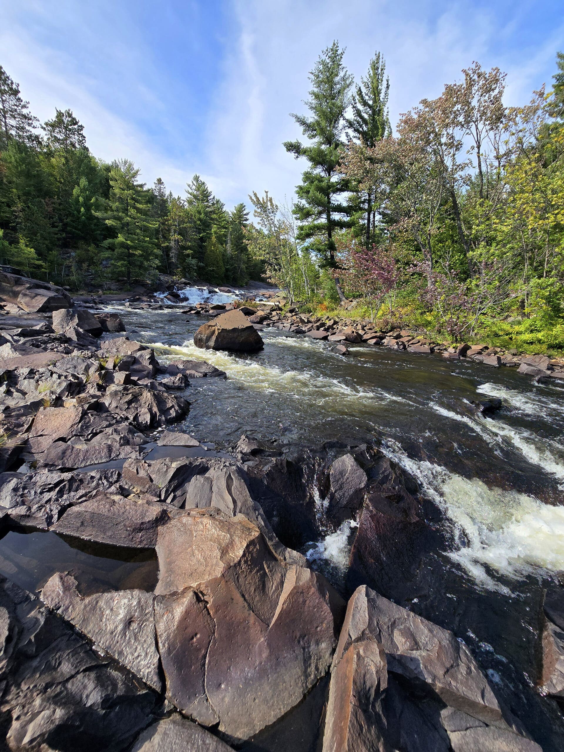 Onaping Falls waterfall.