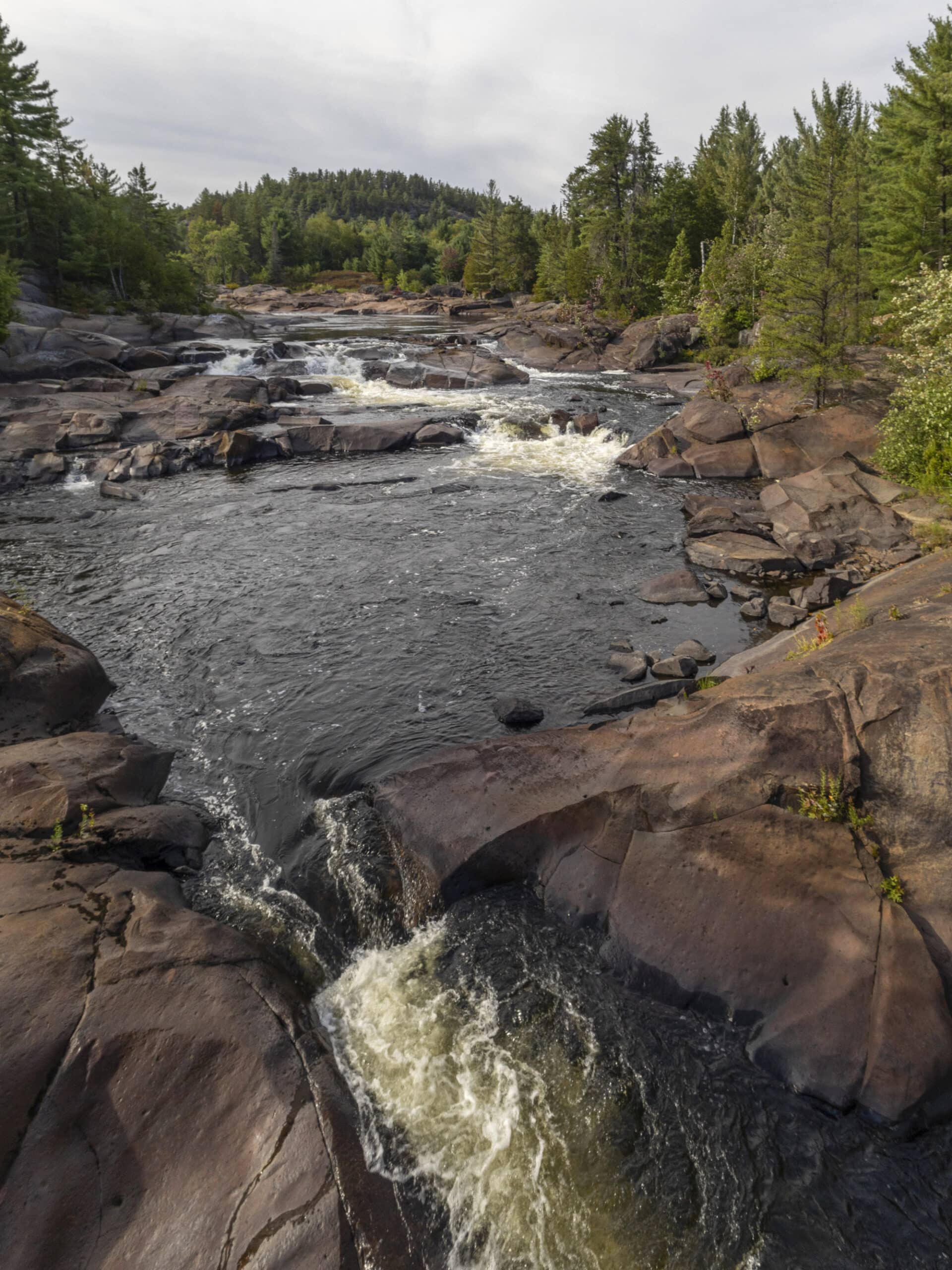 Onaping Falls waterfall.