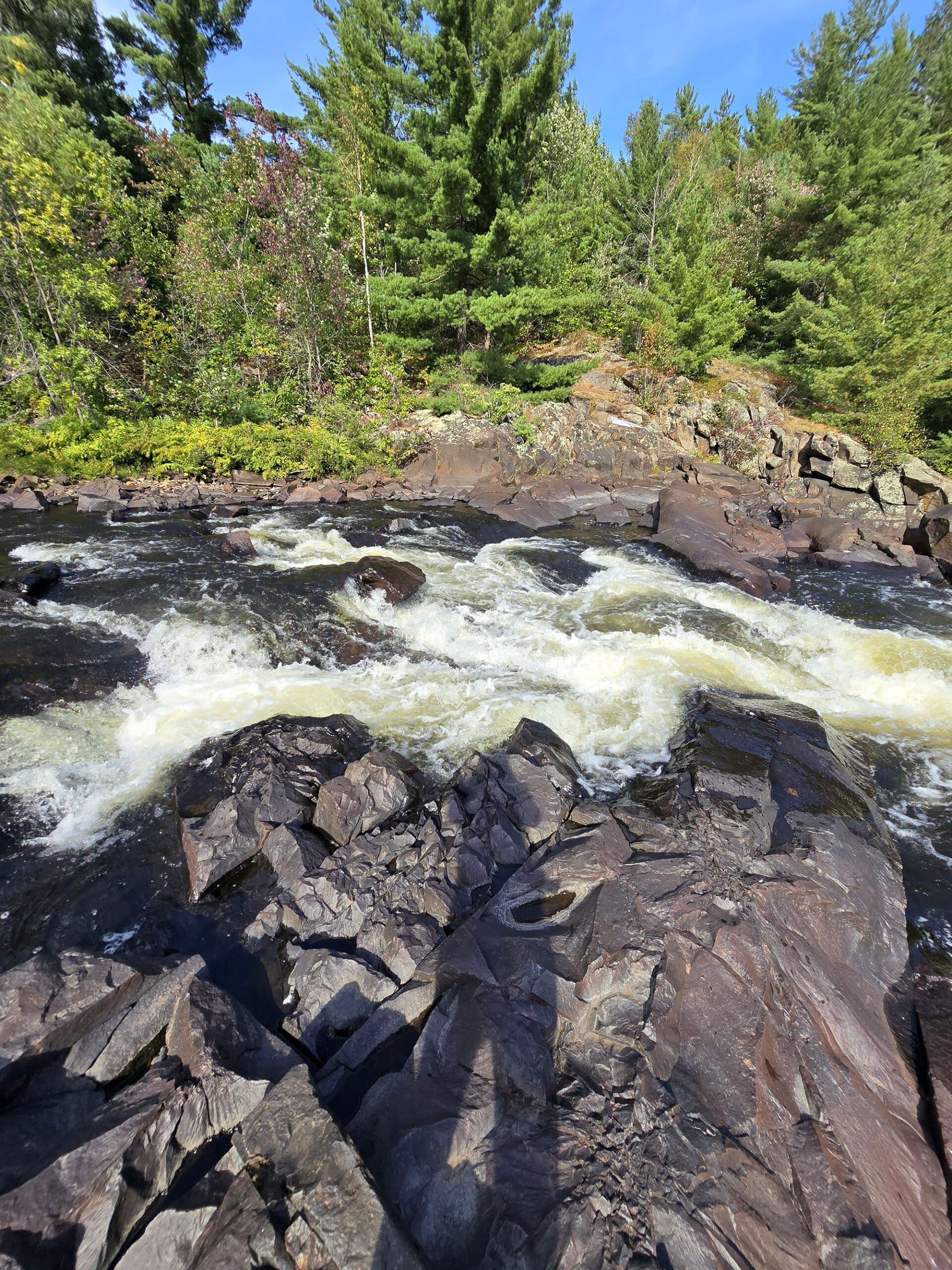 Onaping Falls waterfall.