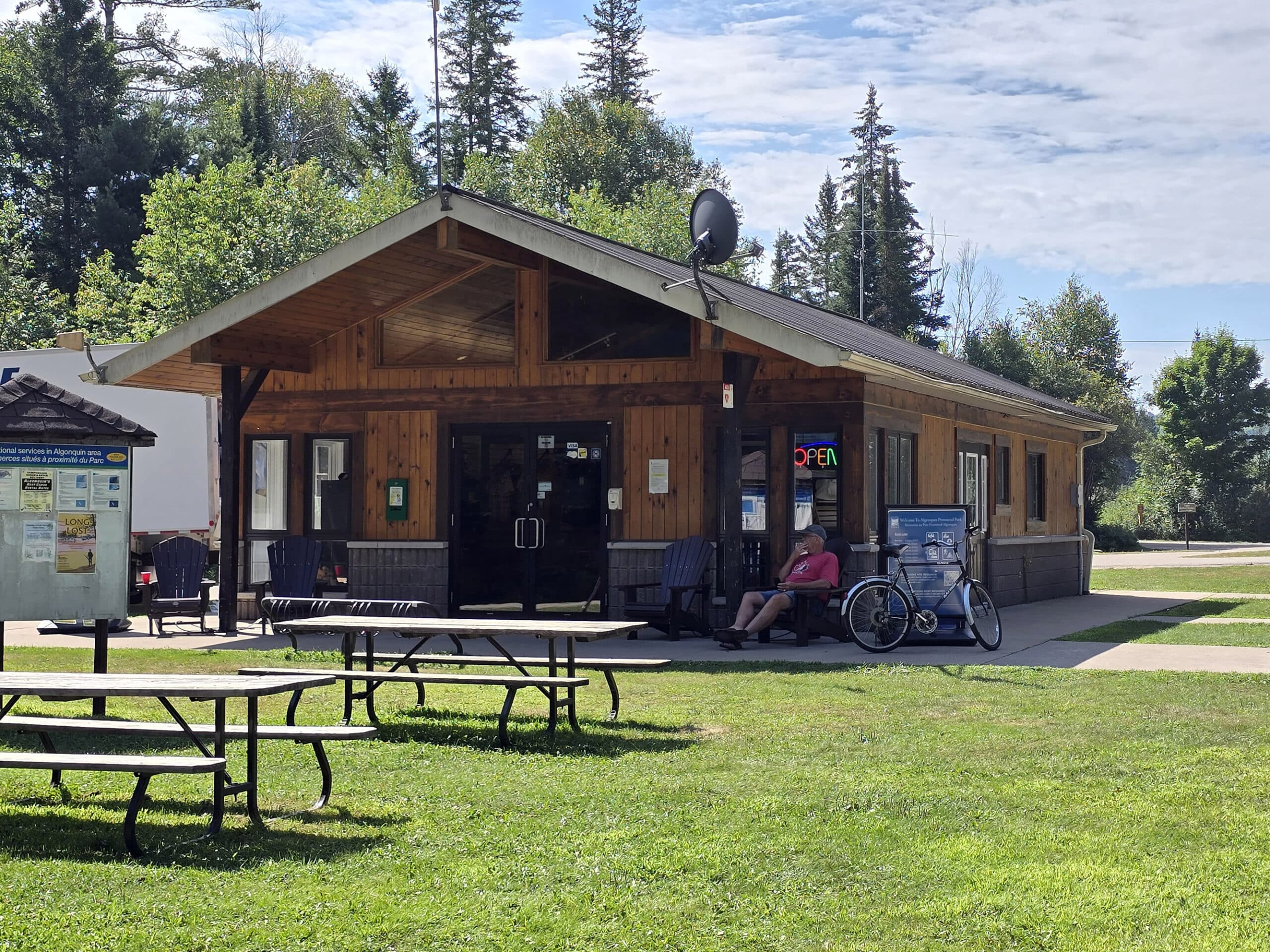 The Rock Lake Campground office.