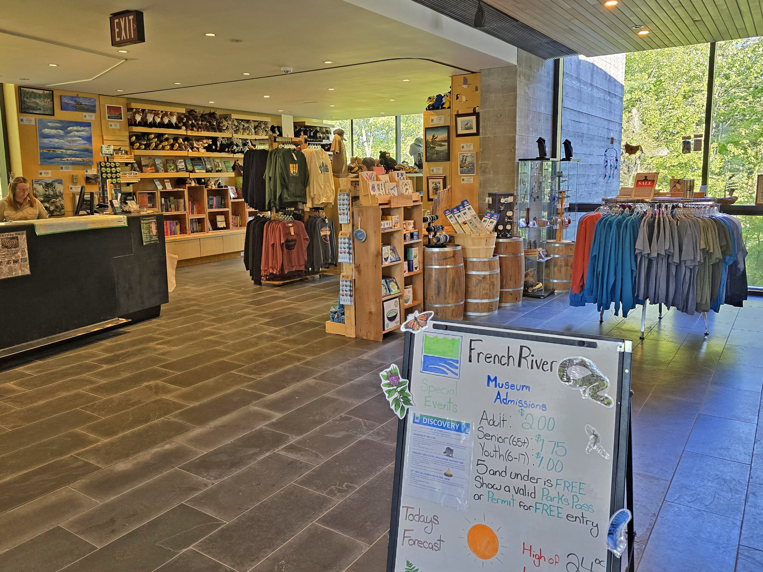 The park store at french river provincial park.