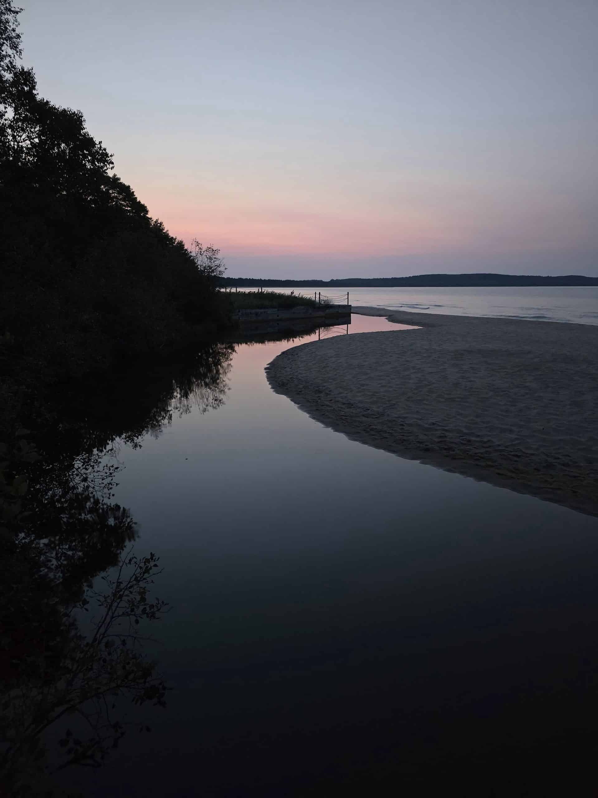 Pancake Bay at Sunrise.