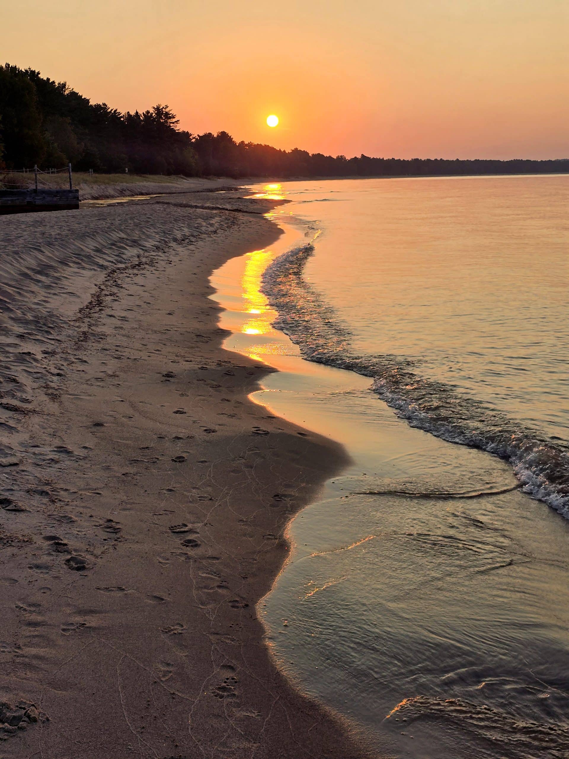 Pancake Bay at Sunrise.