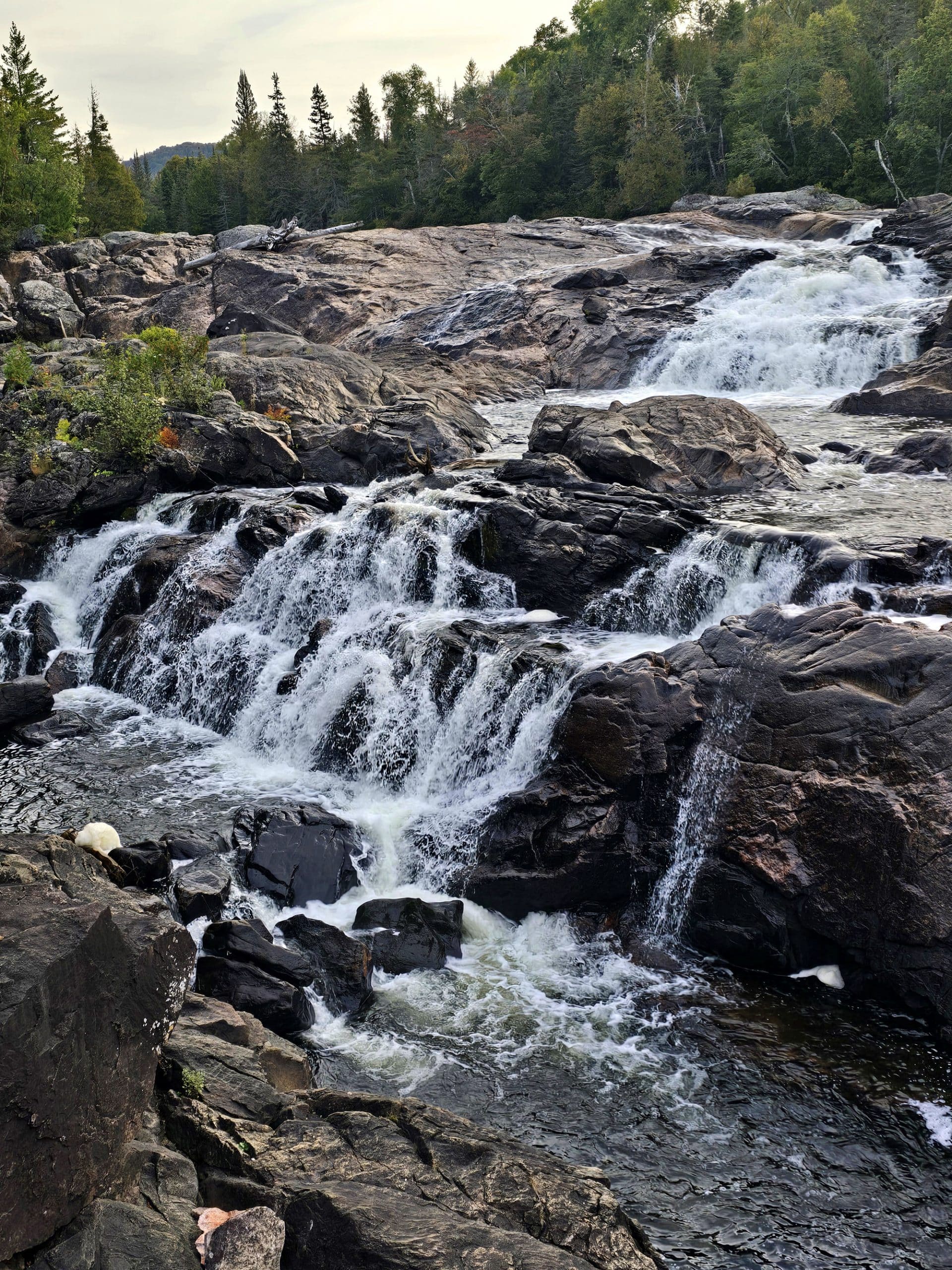 One of the waterfalls at Sand River Falls on the Pinguisibi Trail.