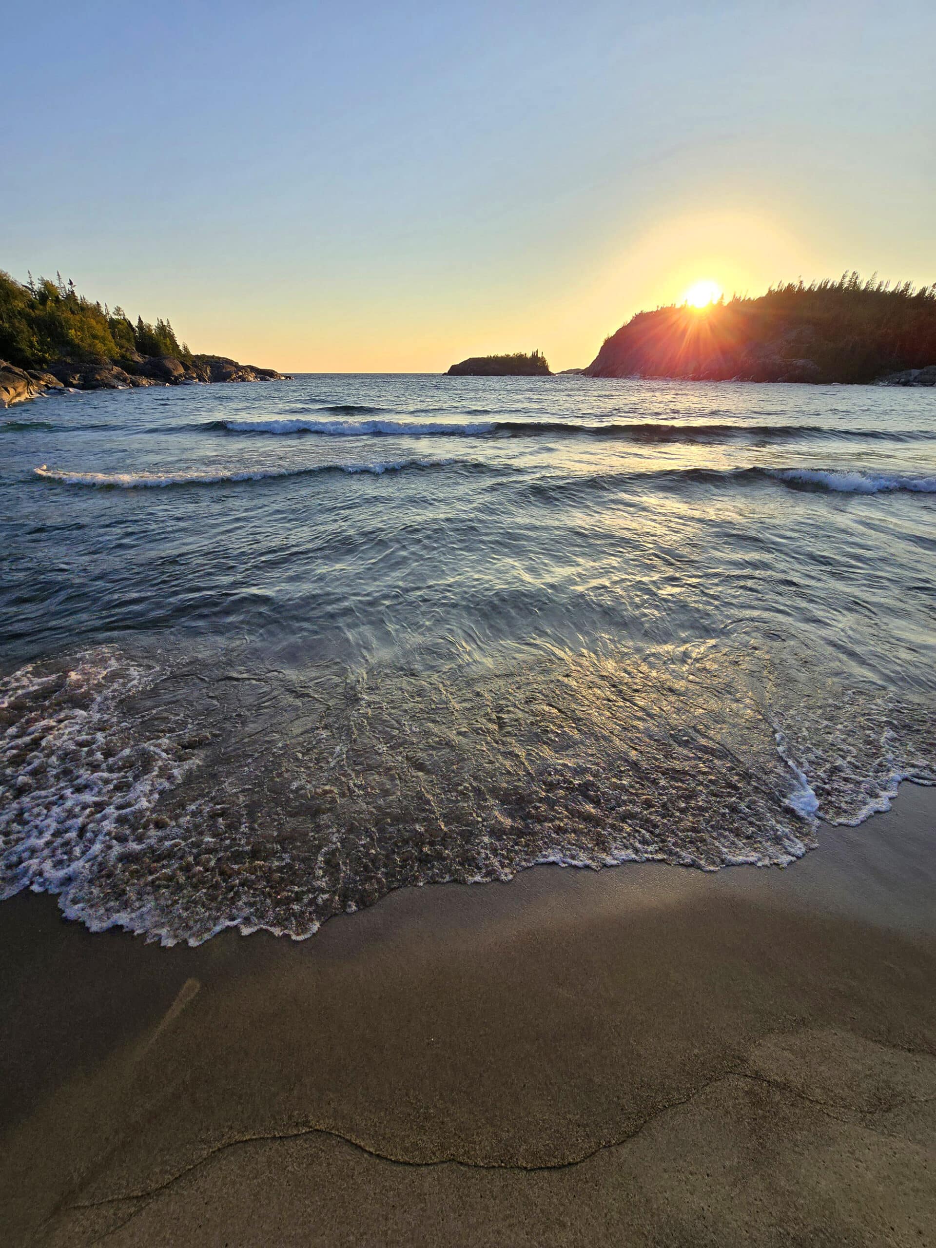 Horeshoe Bay at sunset.