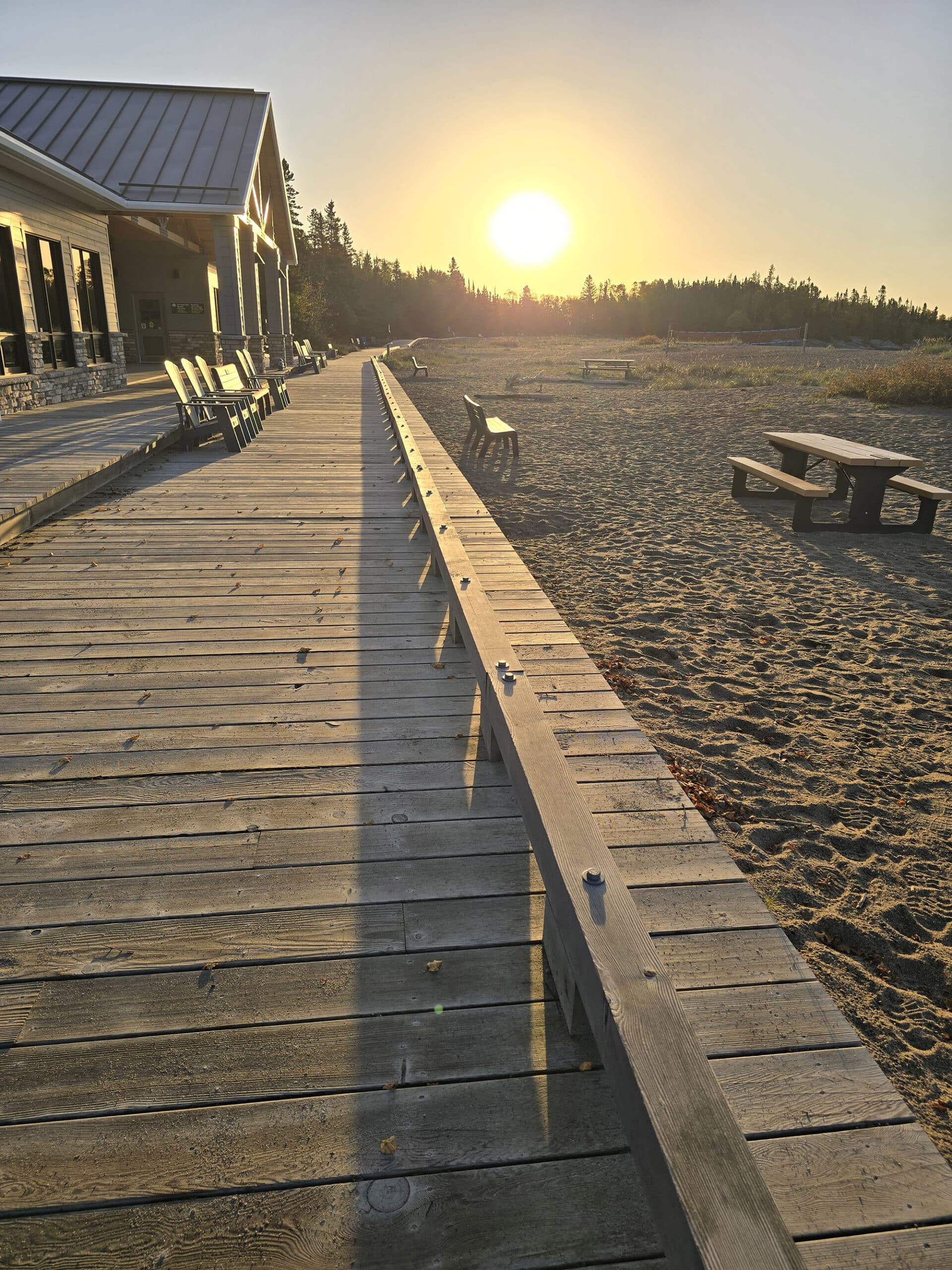 Terrace Bay Beach at Sunrise.