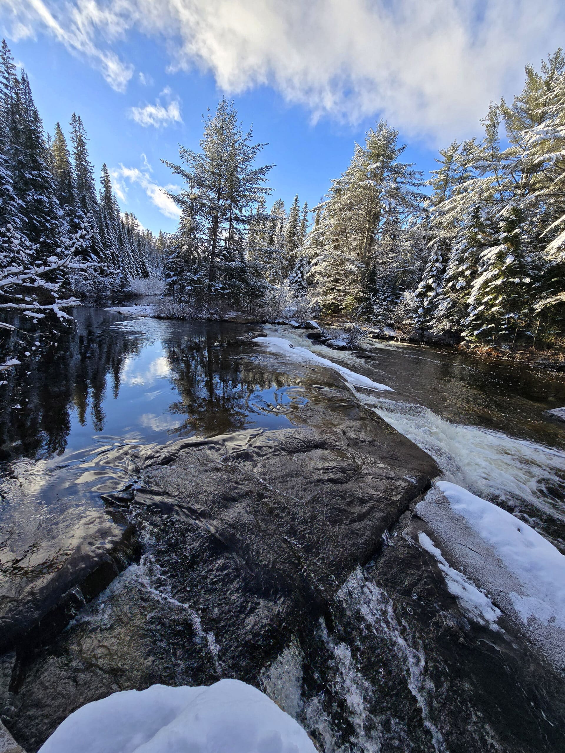 Provoking Falls in the winter.