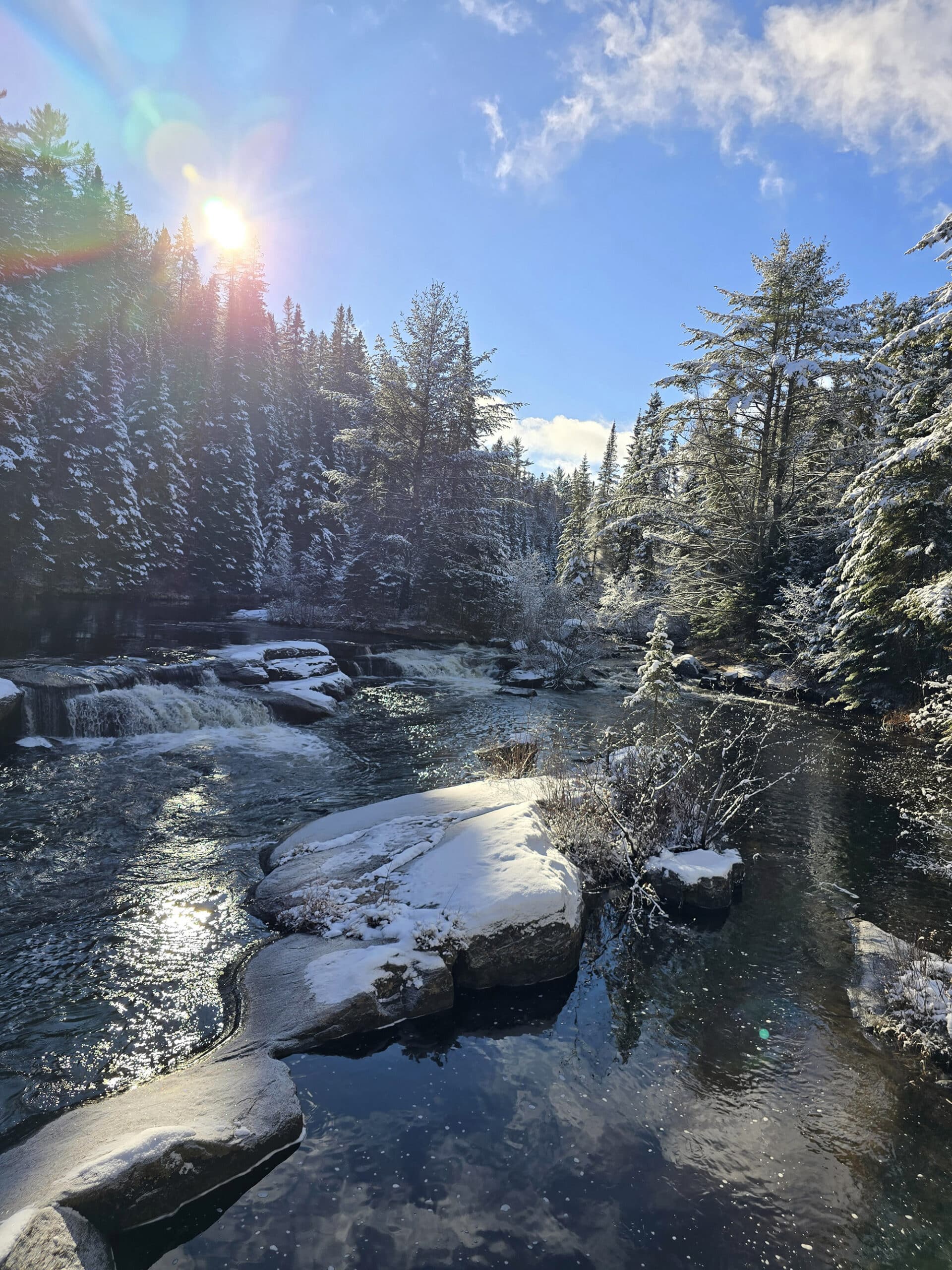 Provoking Falls in the winter.