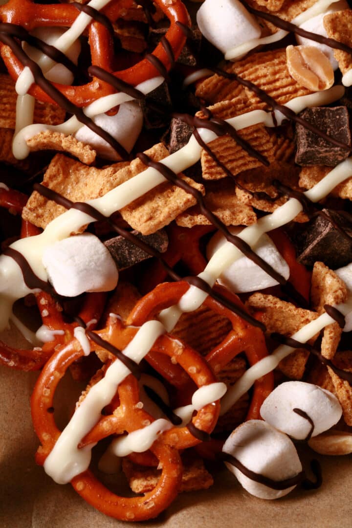 S'Mores Trail Mix Recipe - A Fun Camping Snack! - 2 Nerds In A Truck