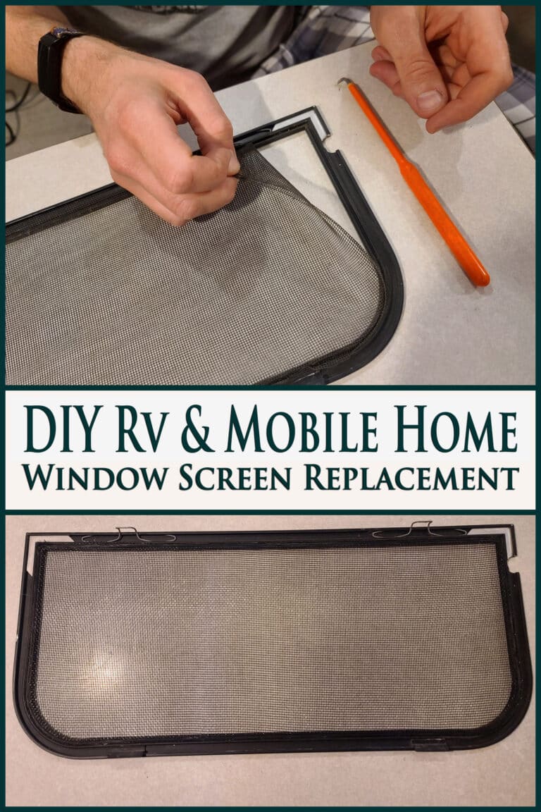 RV Window Screen Replacement & Repair - 2 Nerds In A Truck