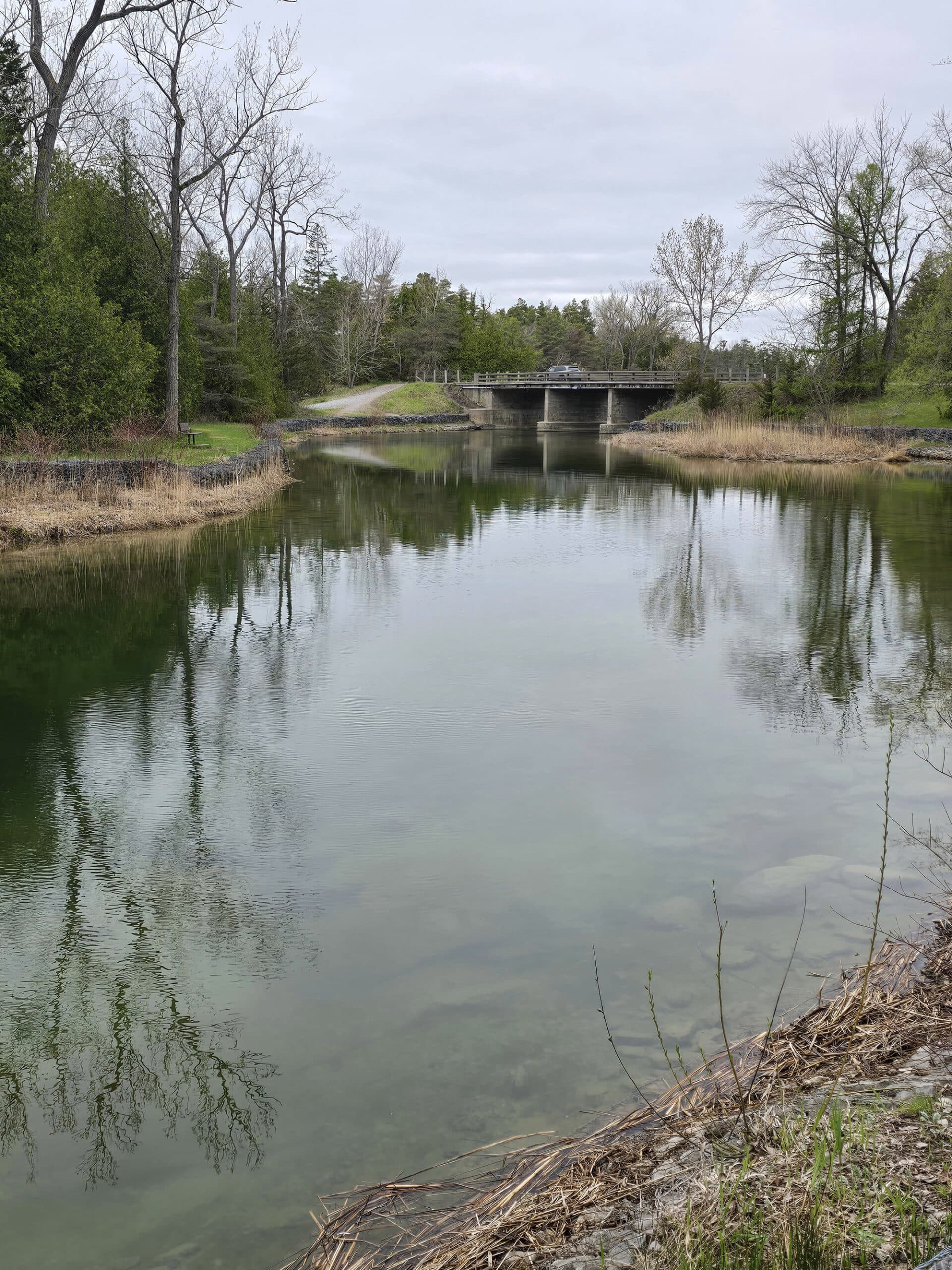 The Outlet River in Sandbanks Provincial Park.