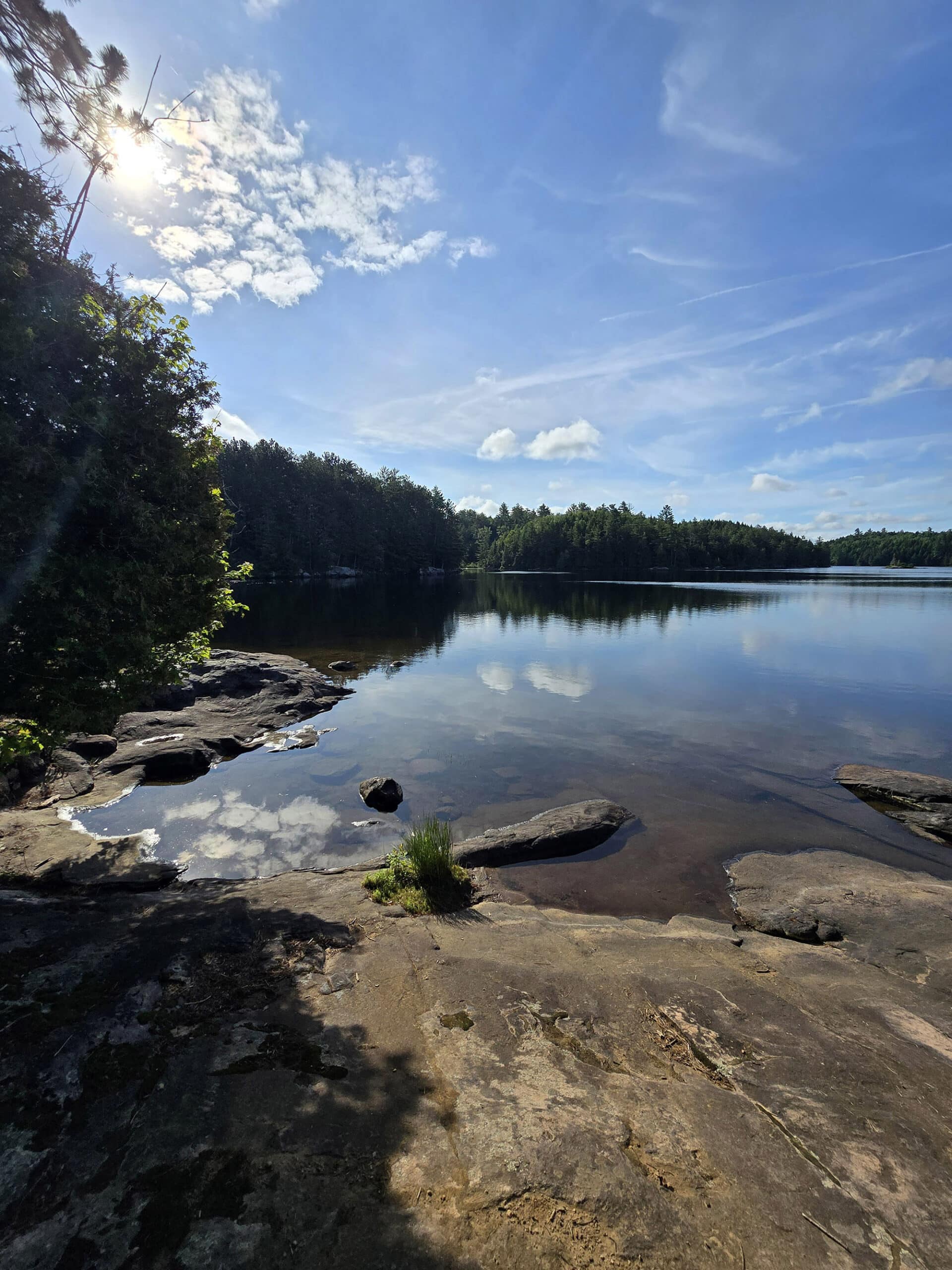 A view over Silent Lake.