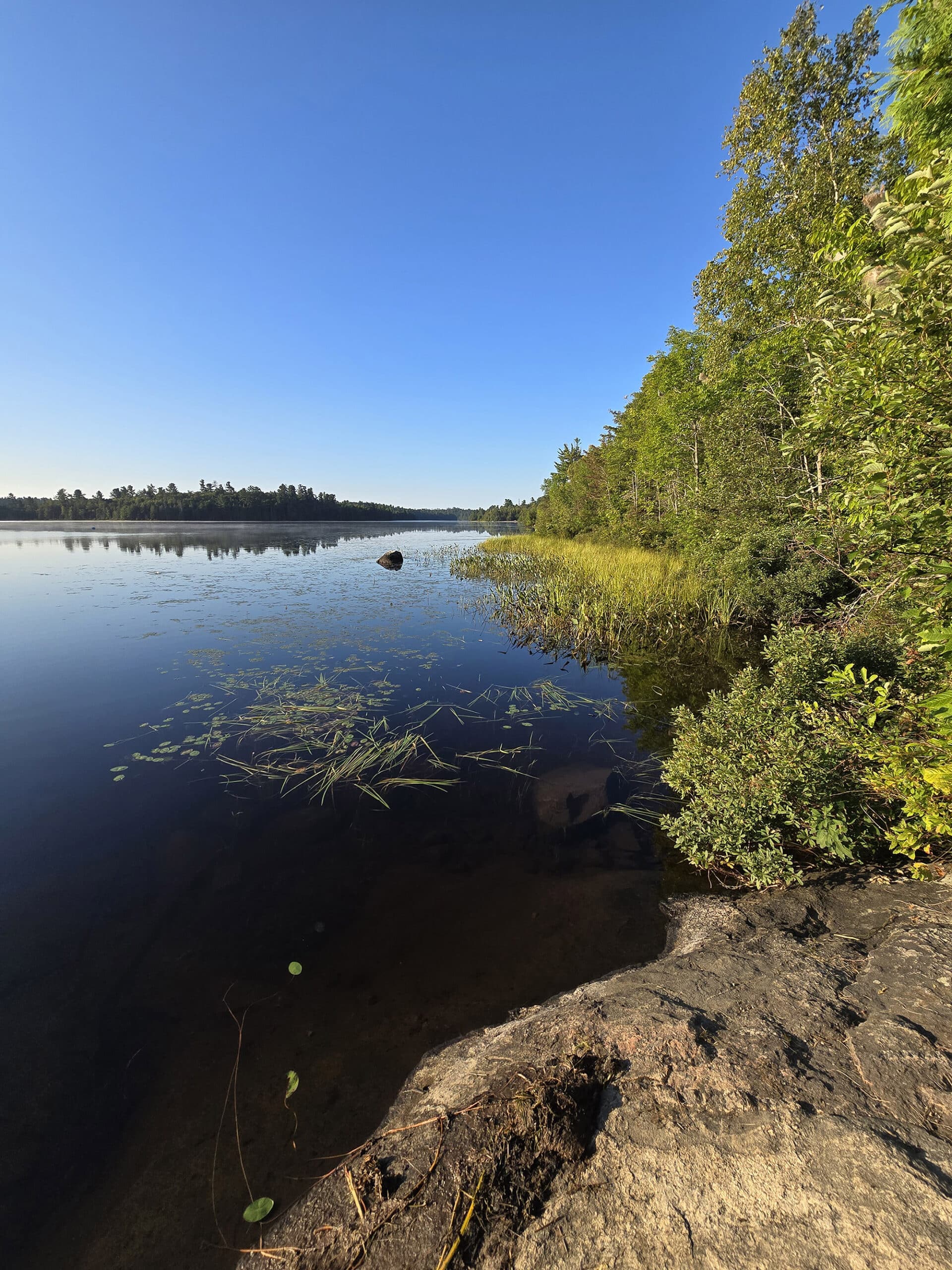 Marten River, on a calm sunny day.
