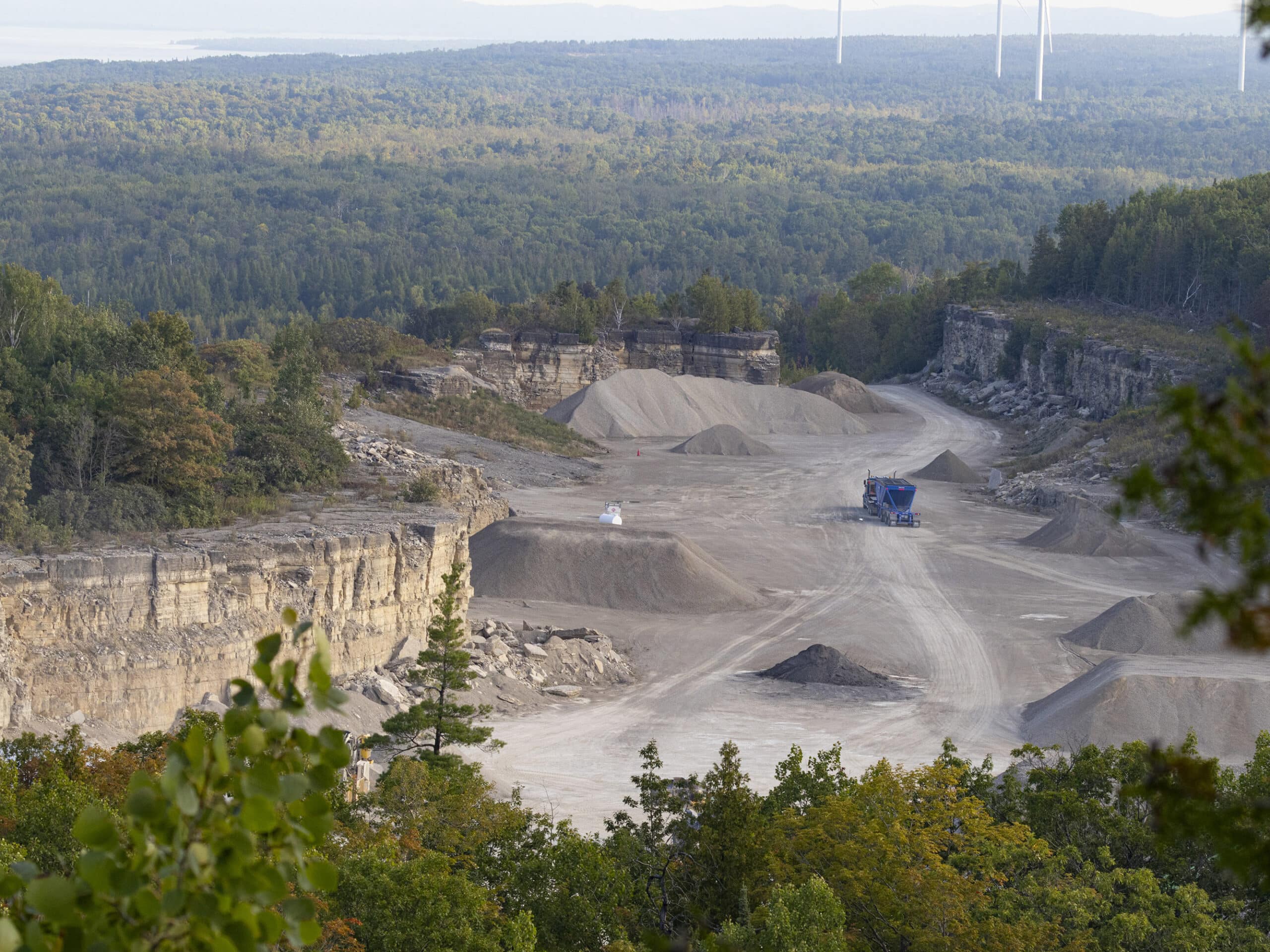 A large quarry viewed from above.