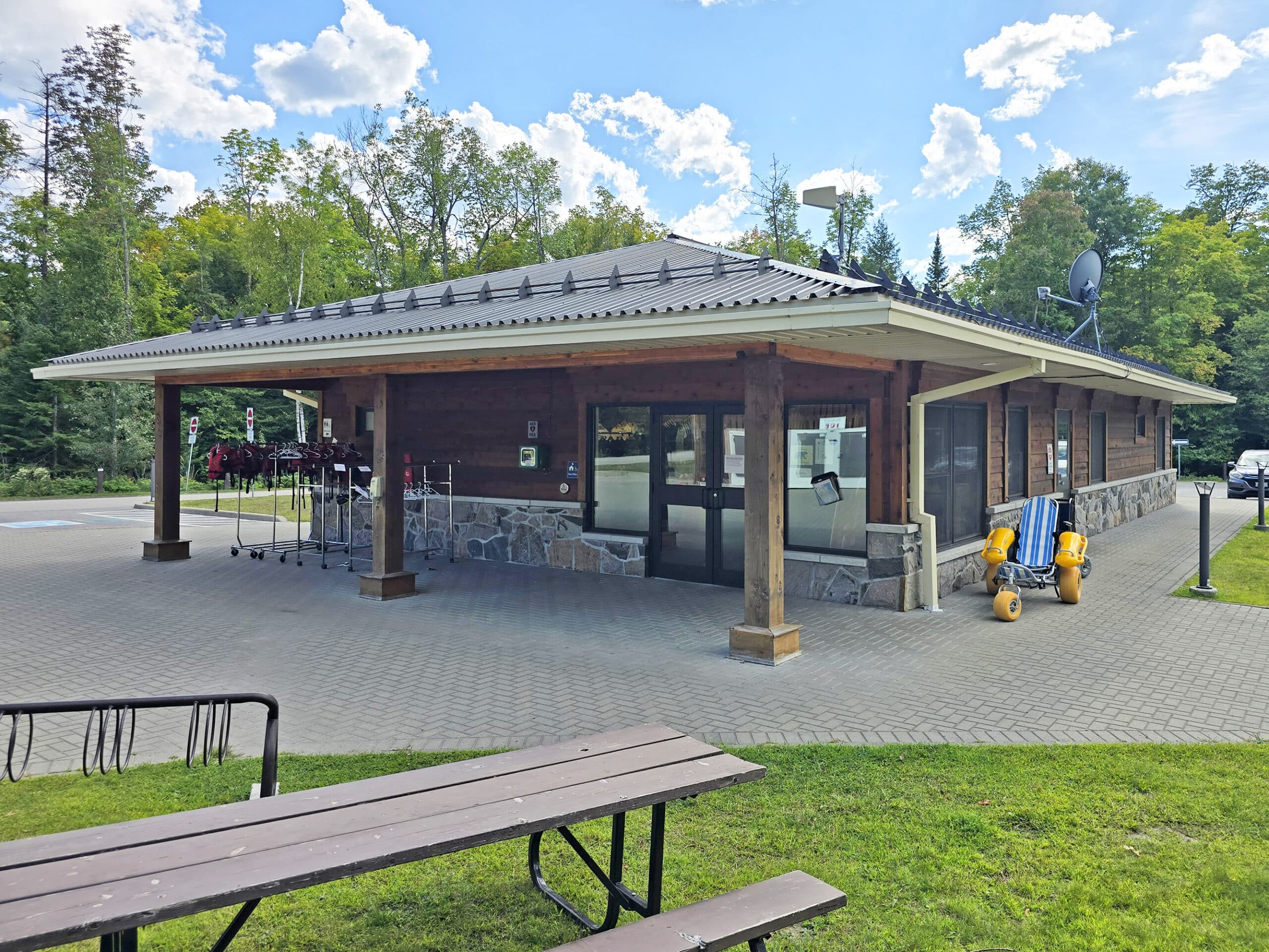 The Restoule Provincial Park Office.