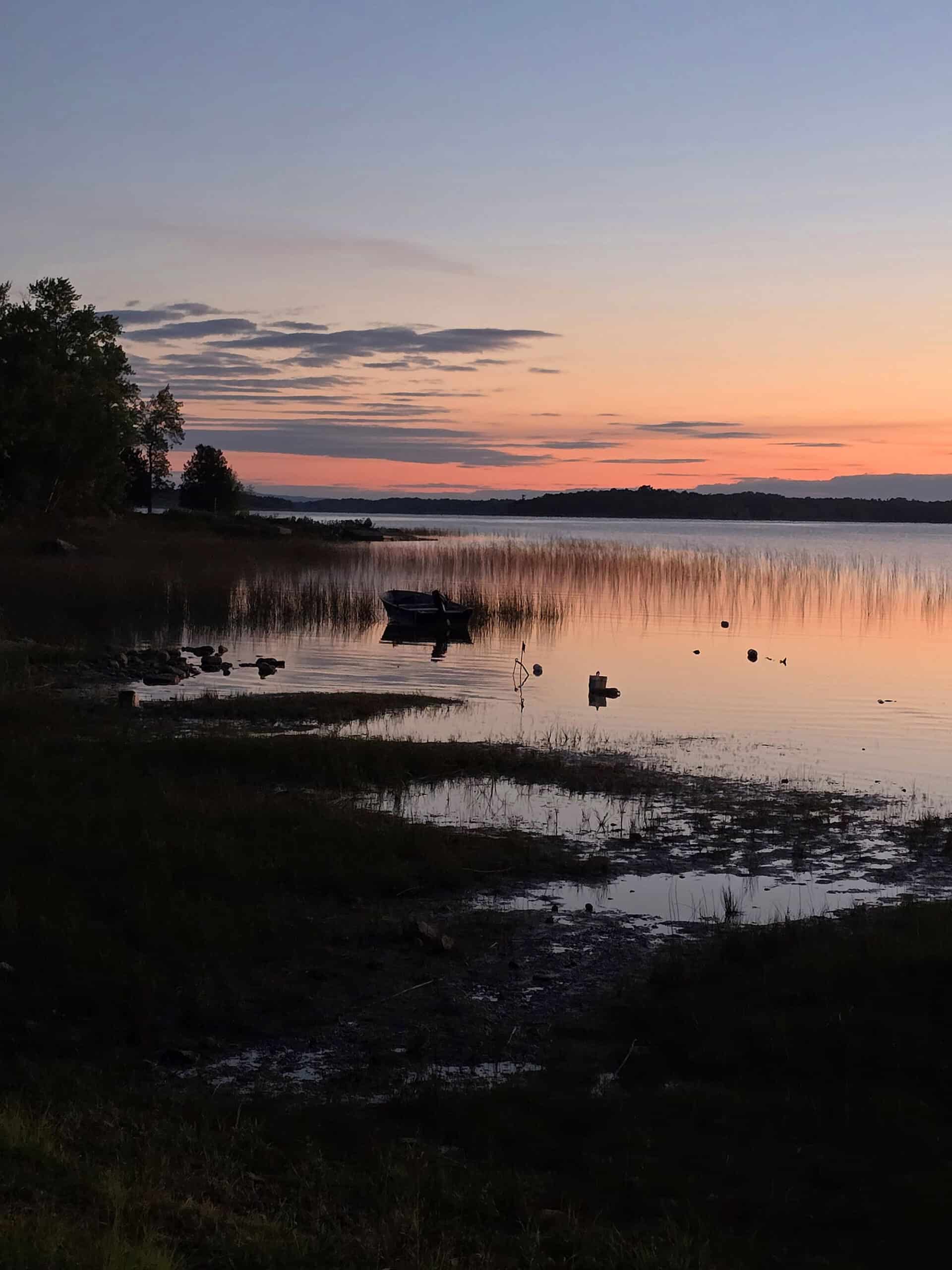 Sunrise on Manitoulin Island.