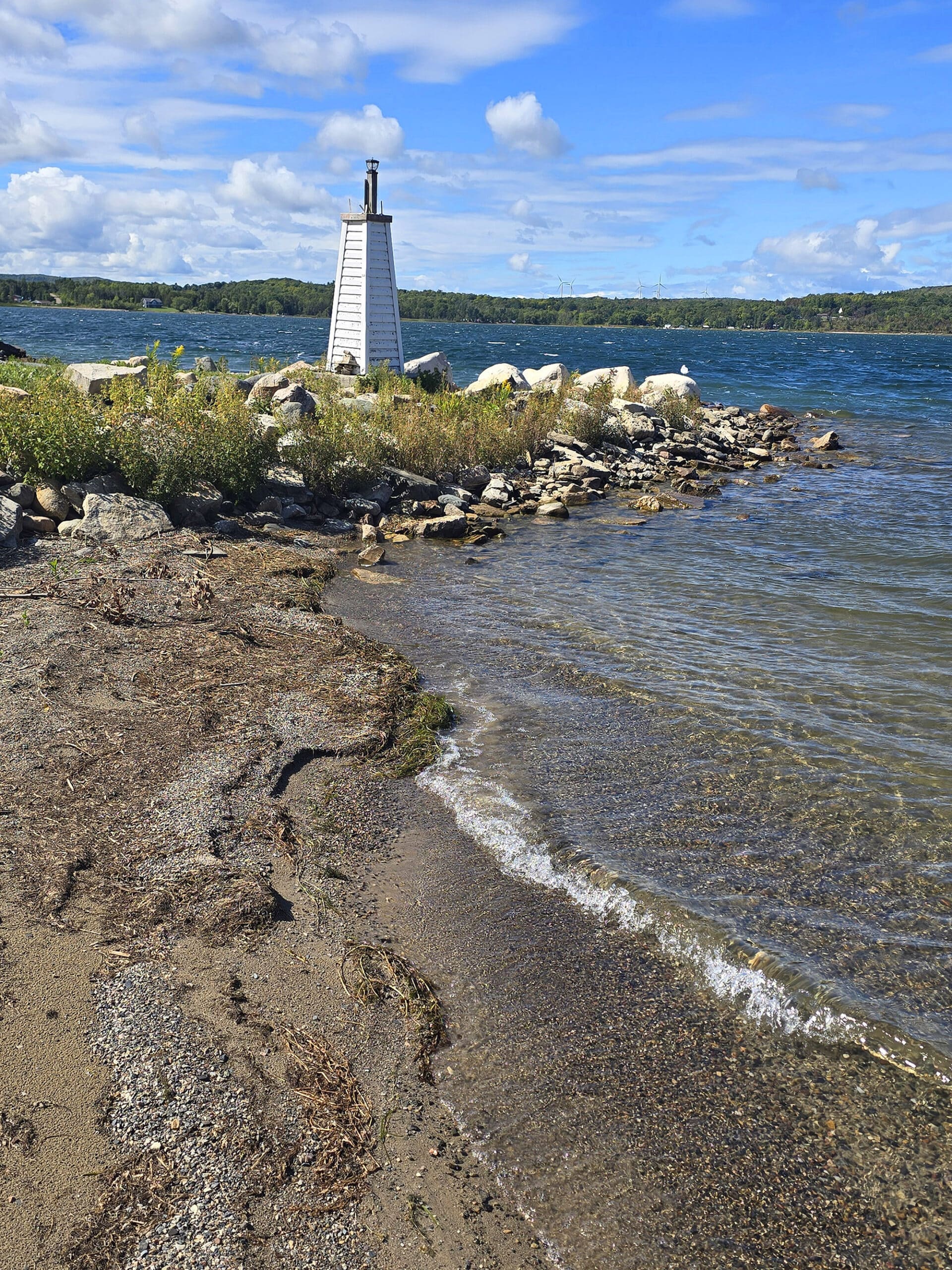 A small lighthouse on Manitoulin Island.