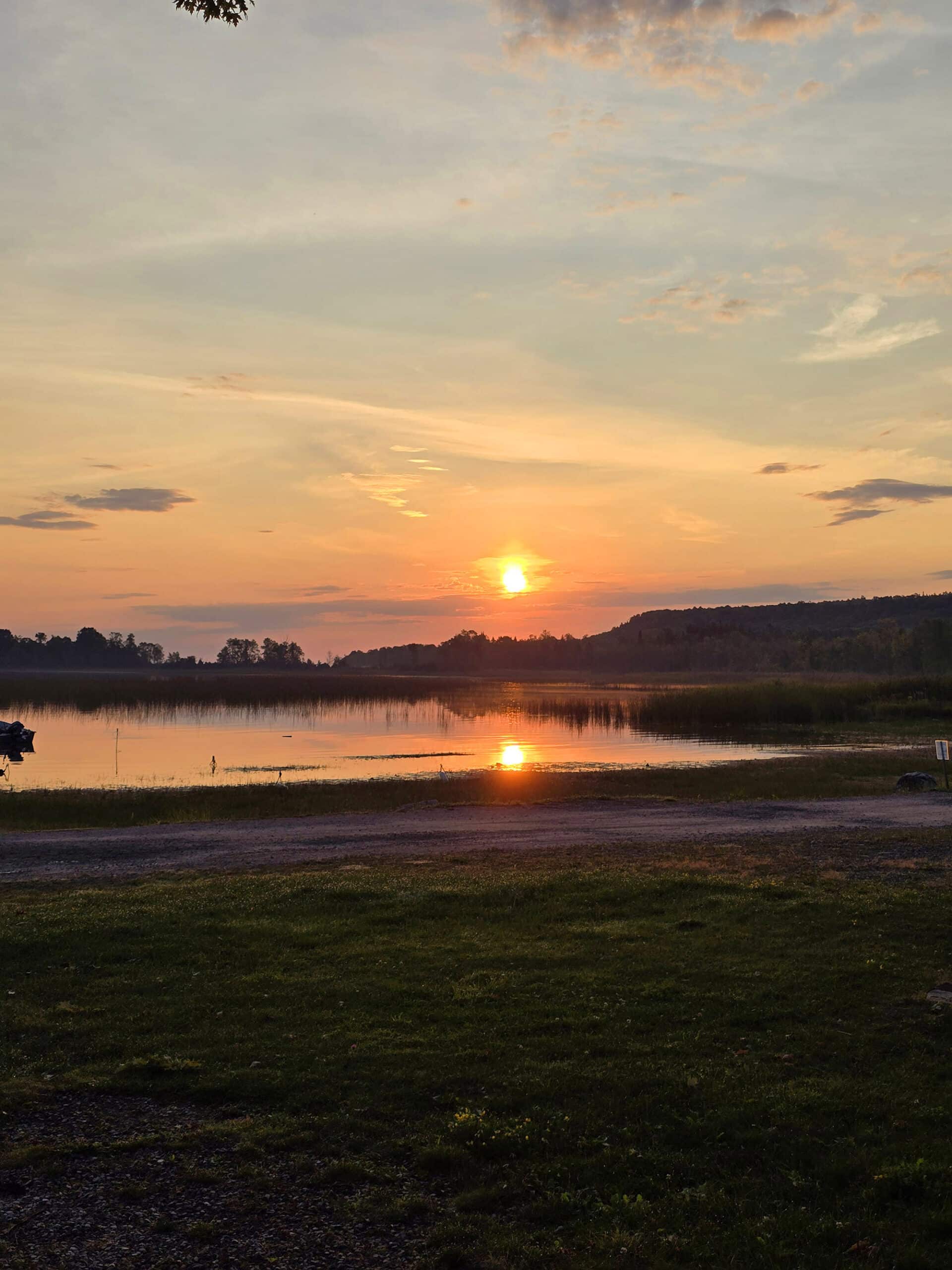 Sunrise on Manitoulin Island.