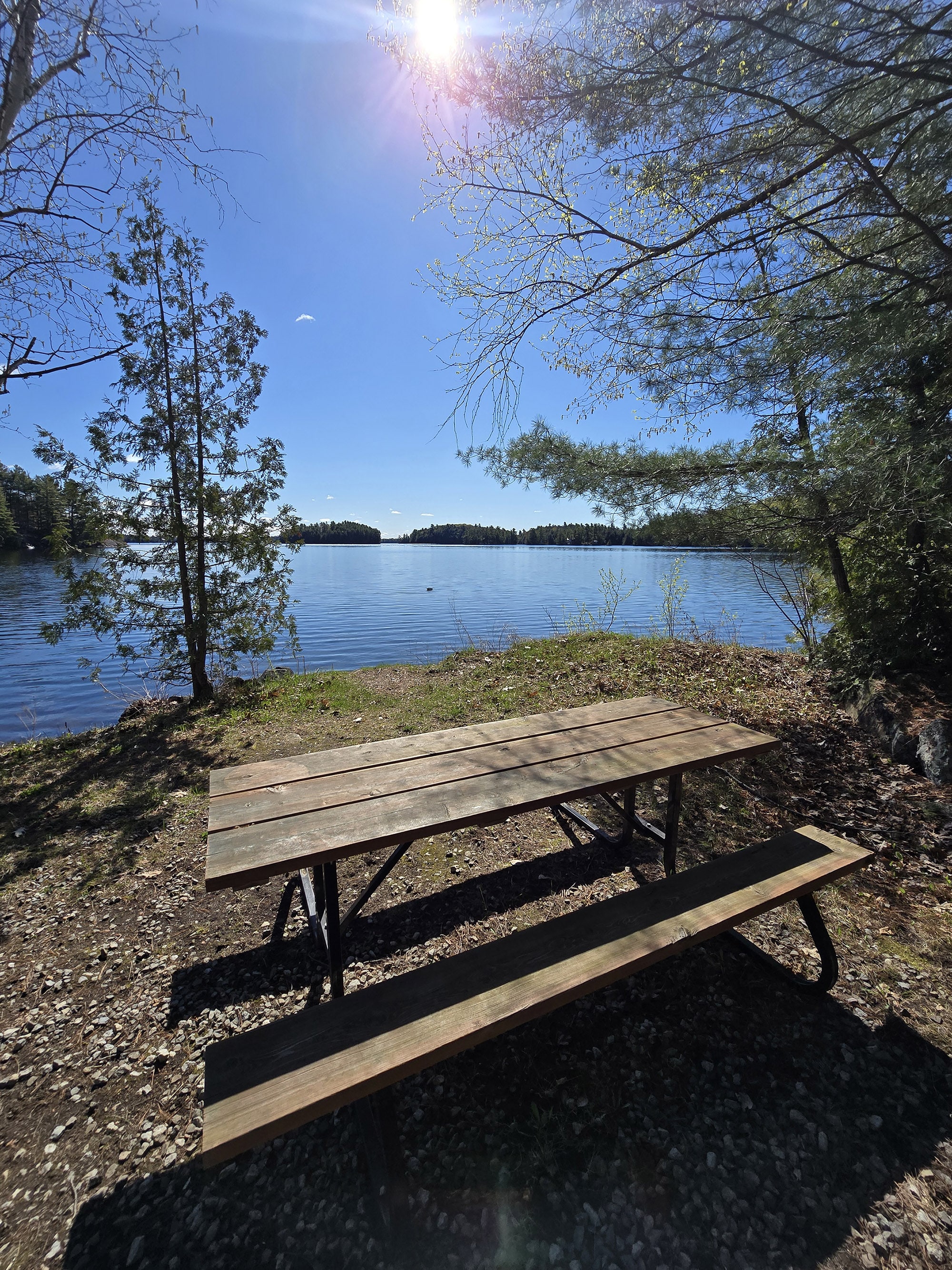 A view over Black Lake, from Sharbot Lake Provincial Park.