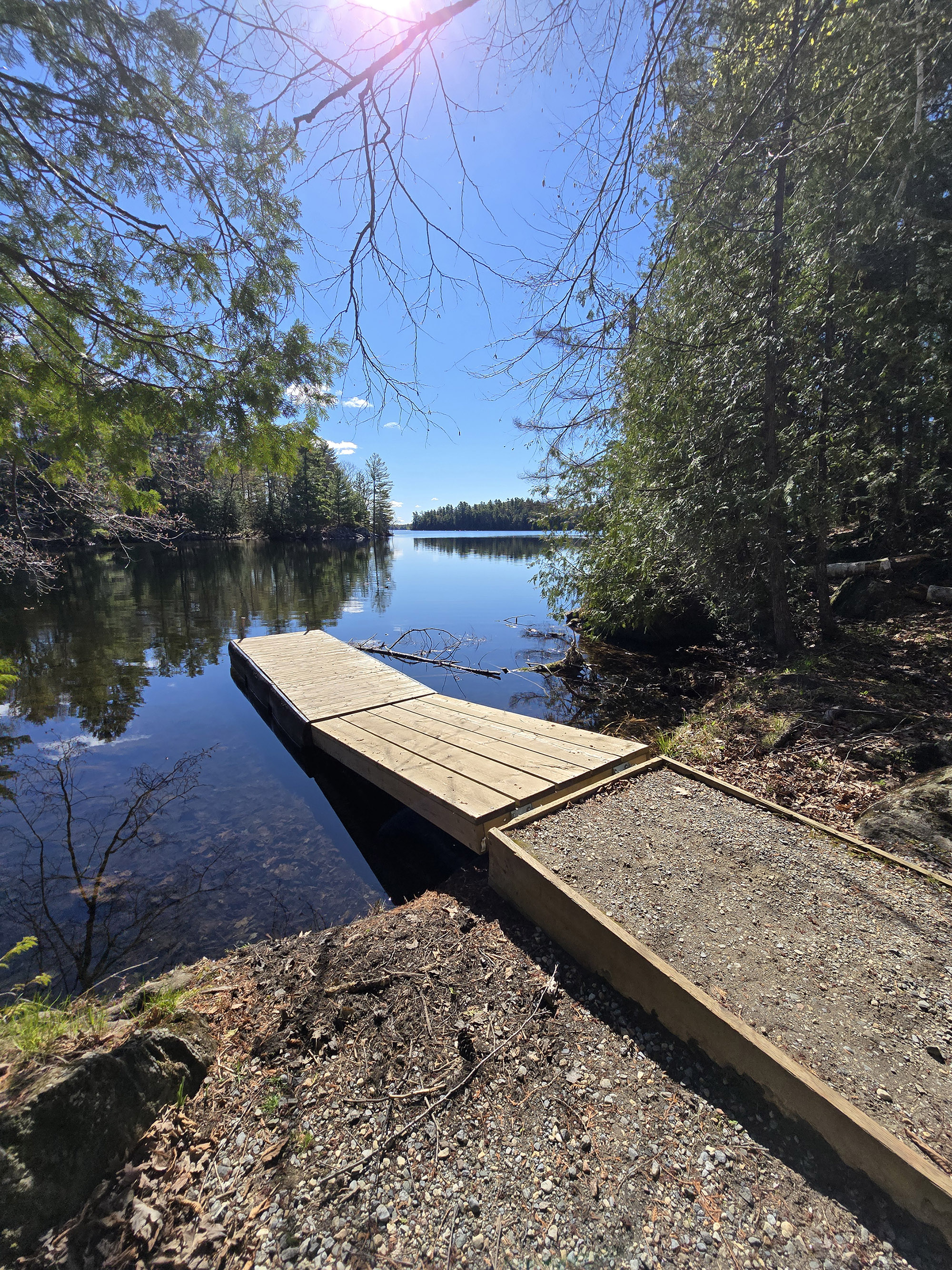 A view over Black Lake, from Sharbot Lake Provincial Park.