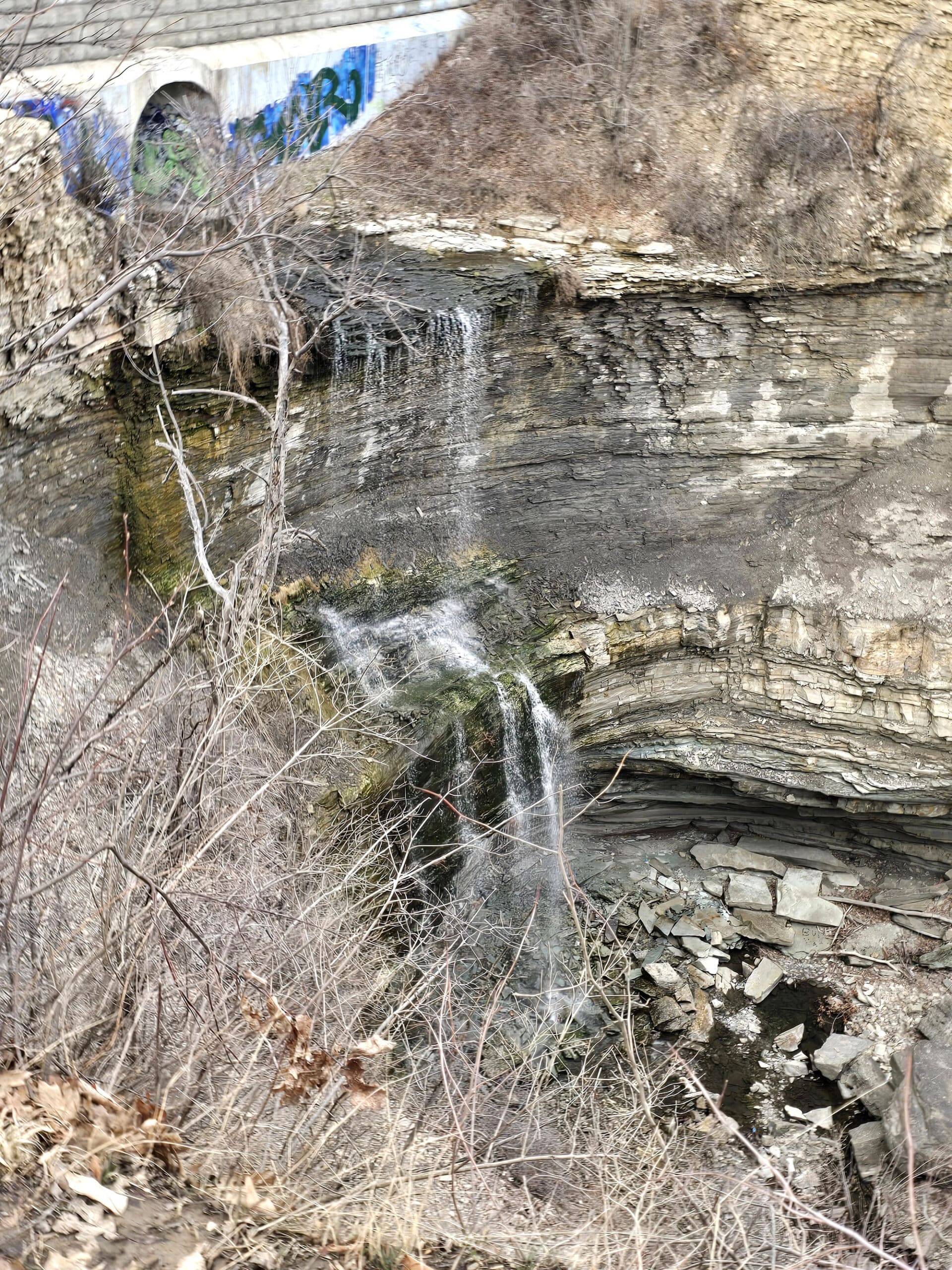 Buttermilk Falls Waterfall.