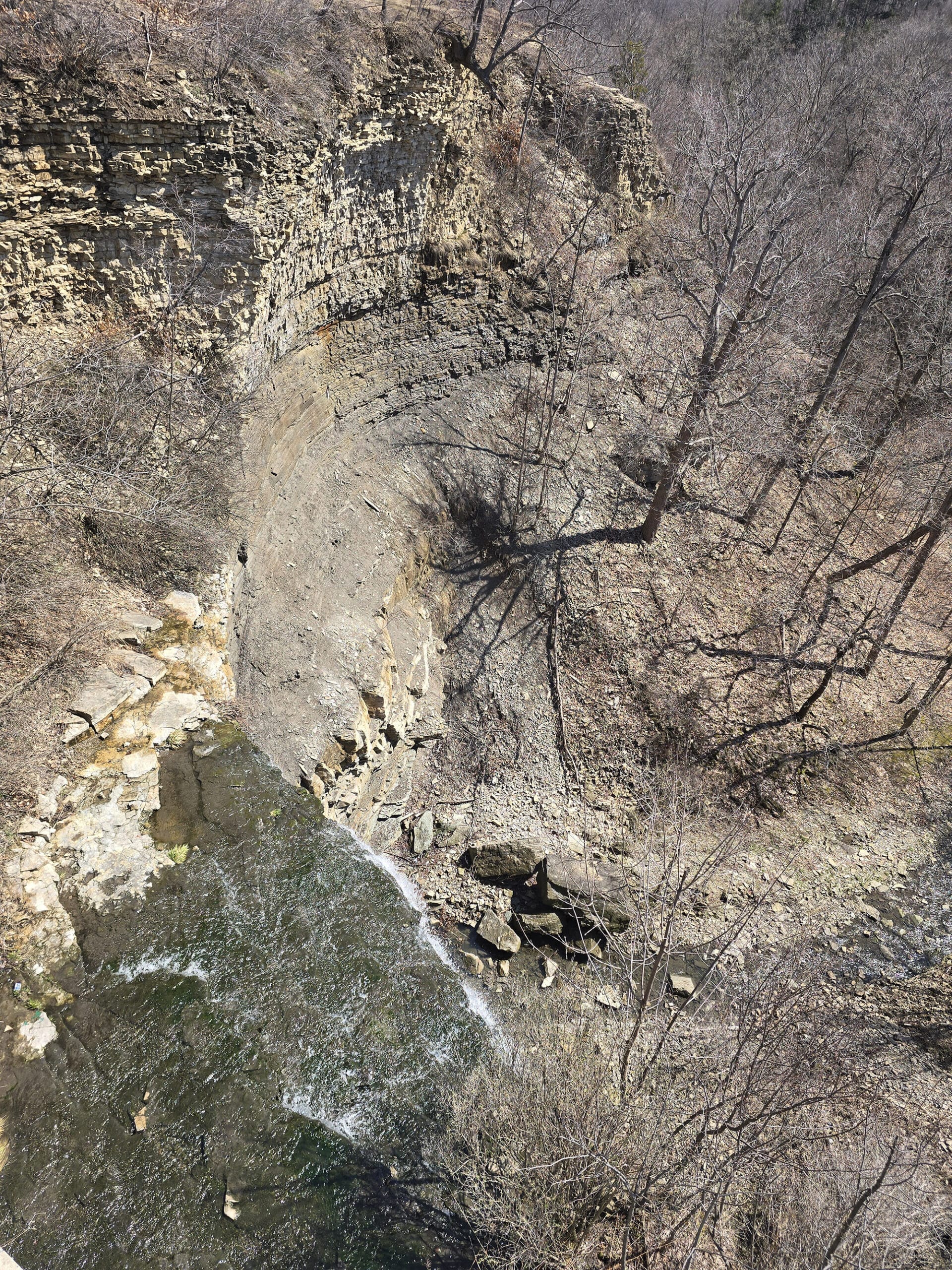 Buttermilk Falls Waterfall.
