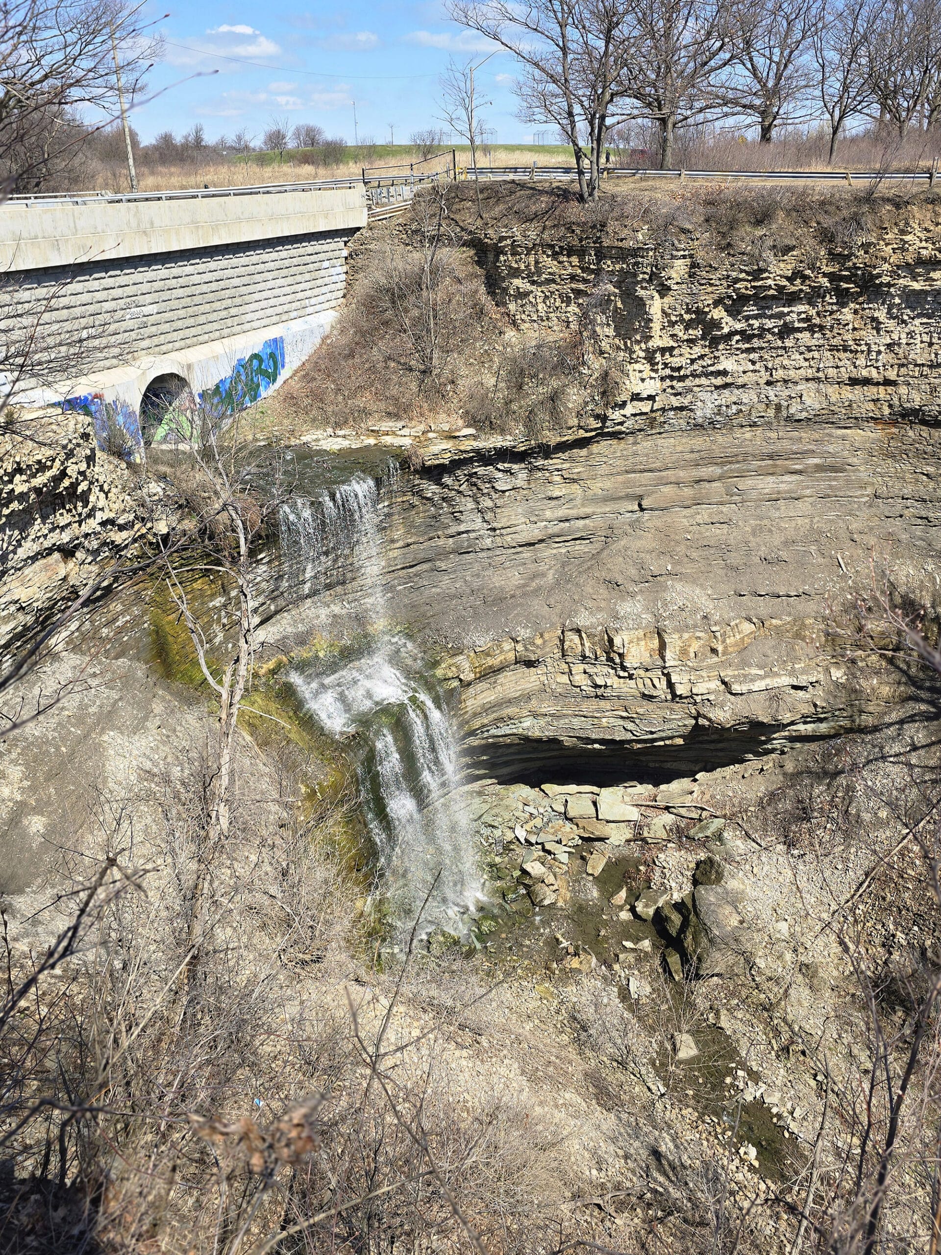 Buttermilk Falls Waterfall.