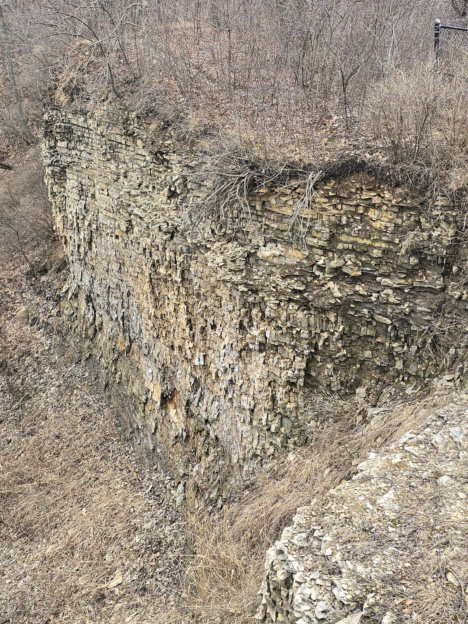 The gorge at Buttermilk Falls Waterfall.