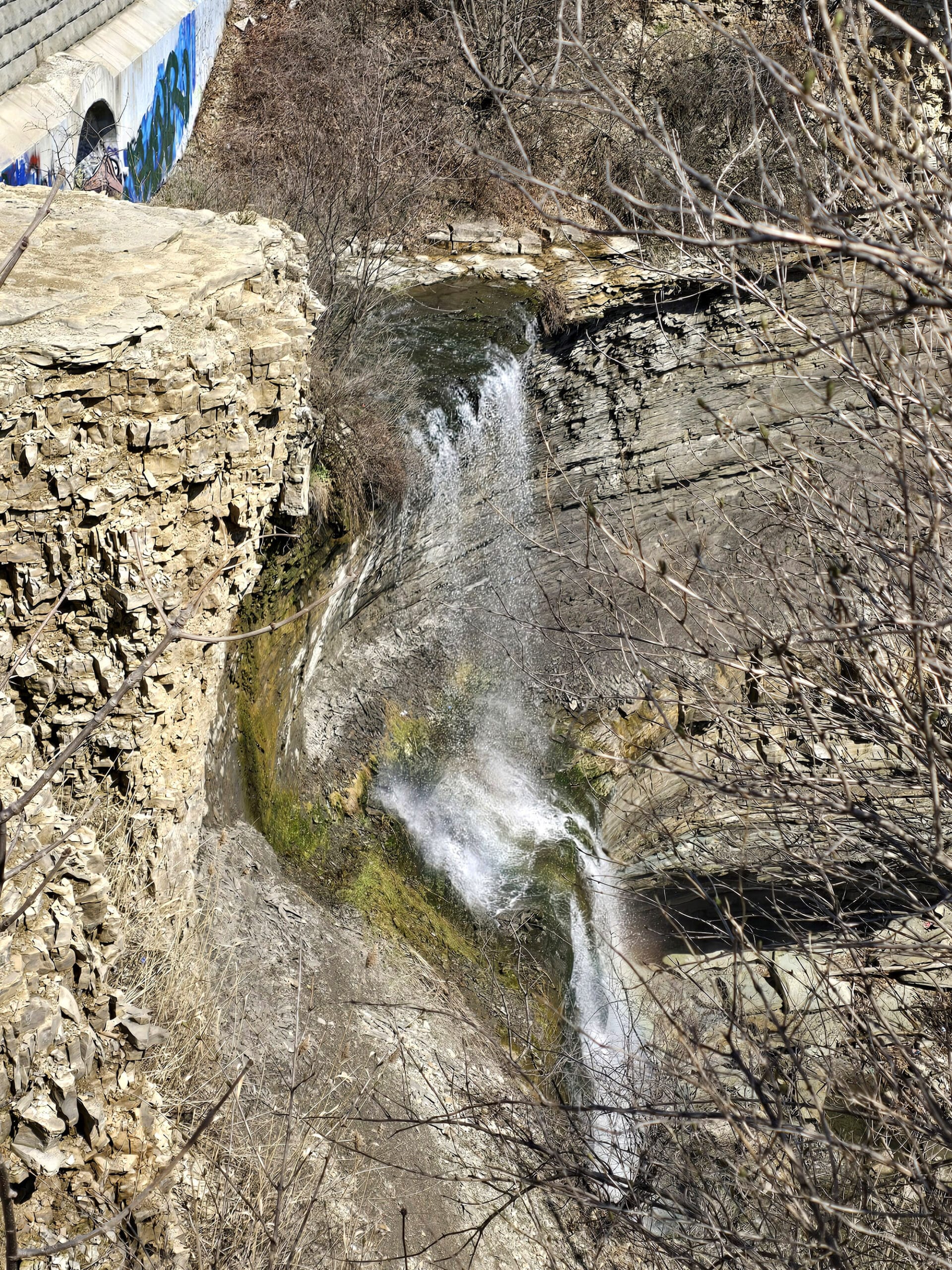 Buttermilk Falls Waterfall.